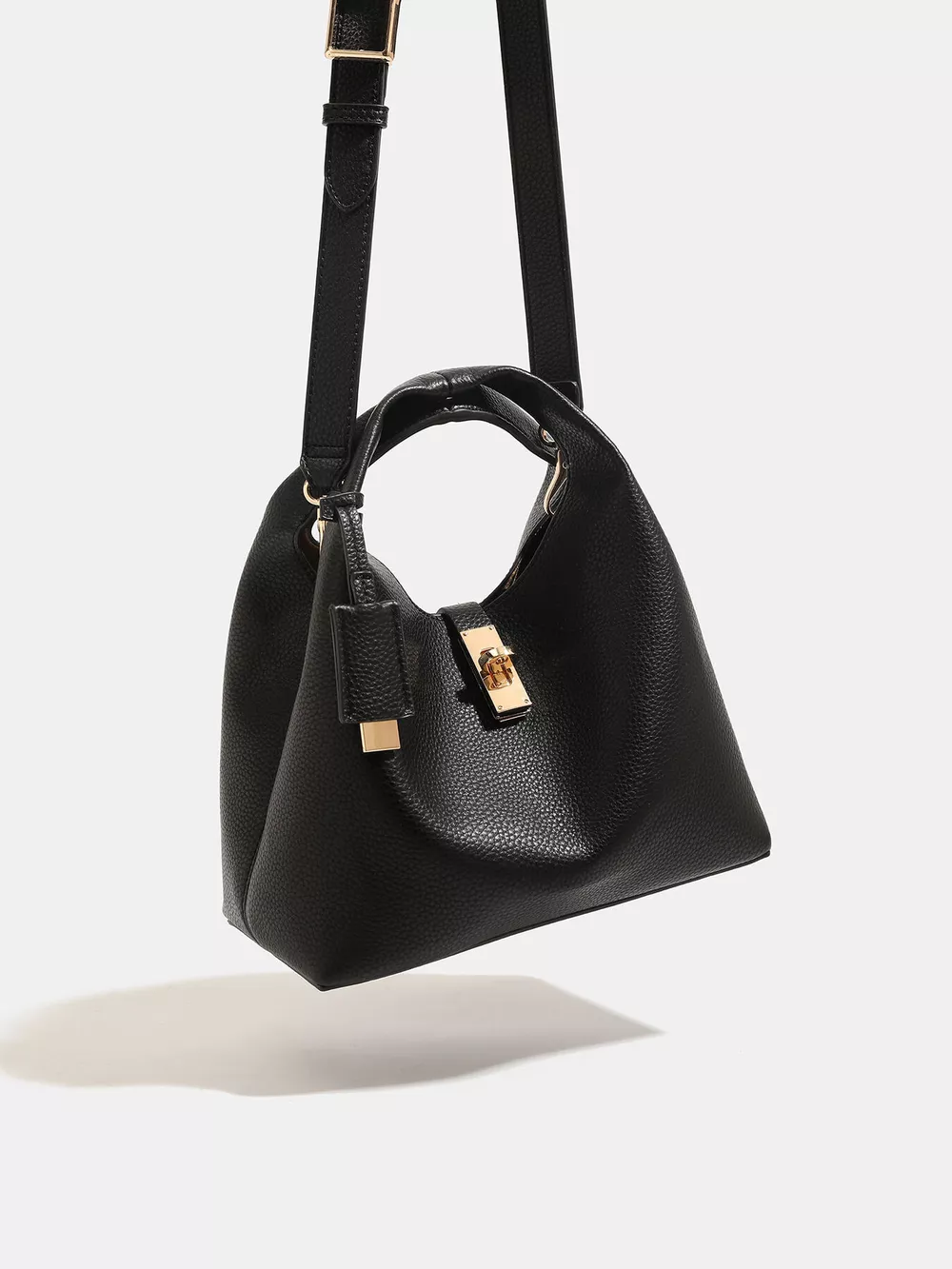 Turn-Lock Crossbody Bag, image 5