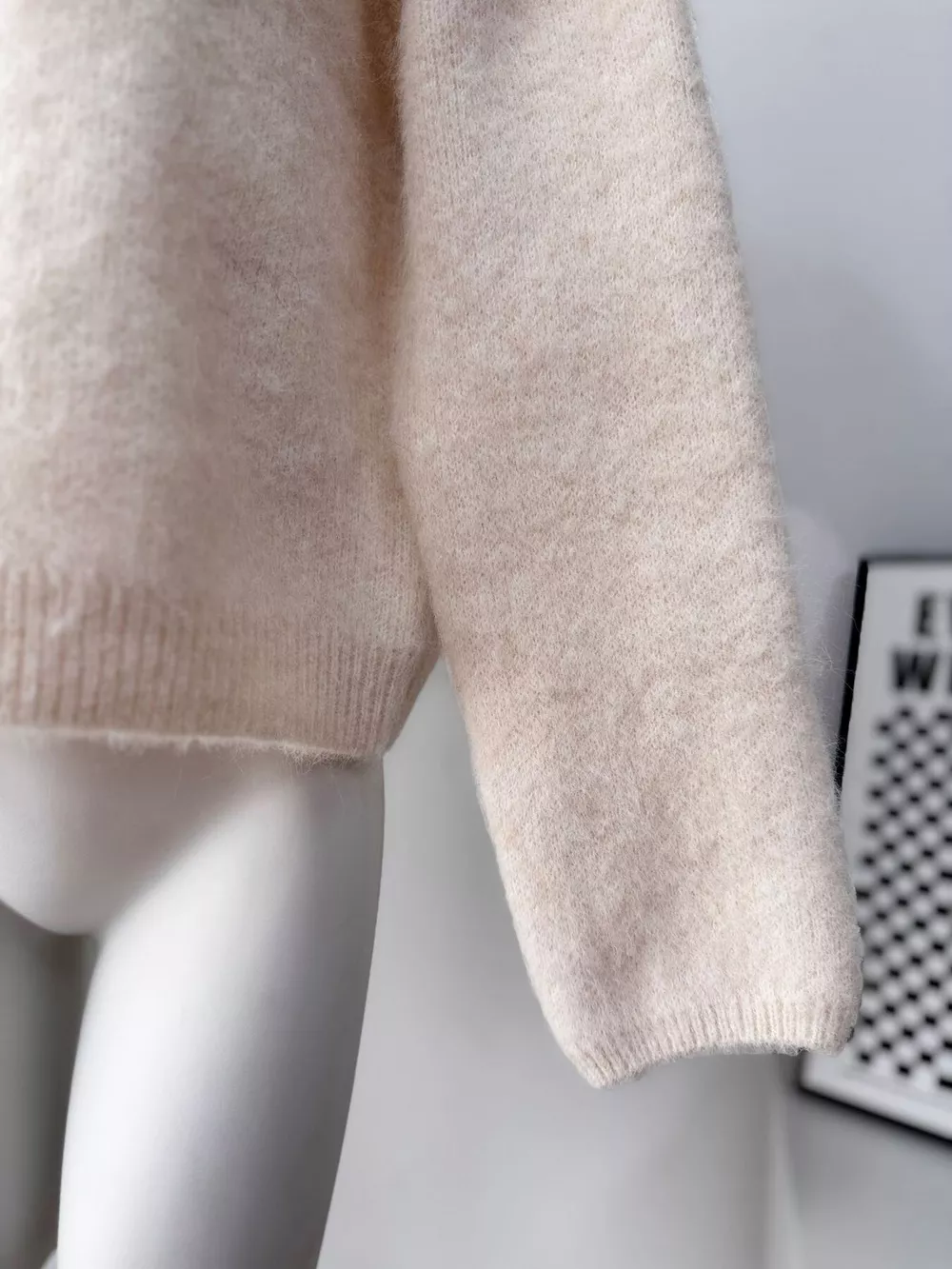 Fuzzy Knit Button-Down Cardigan, image 13