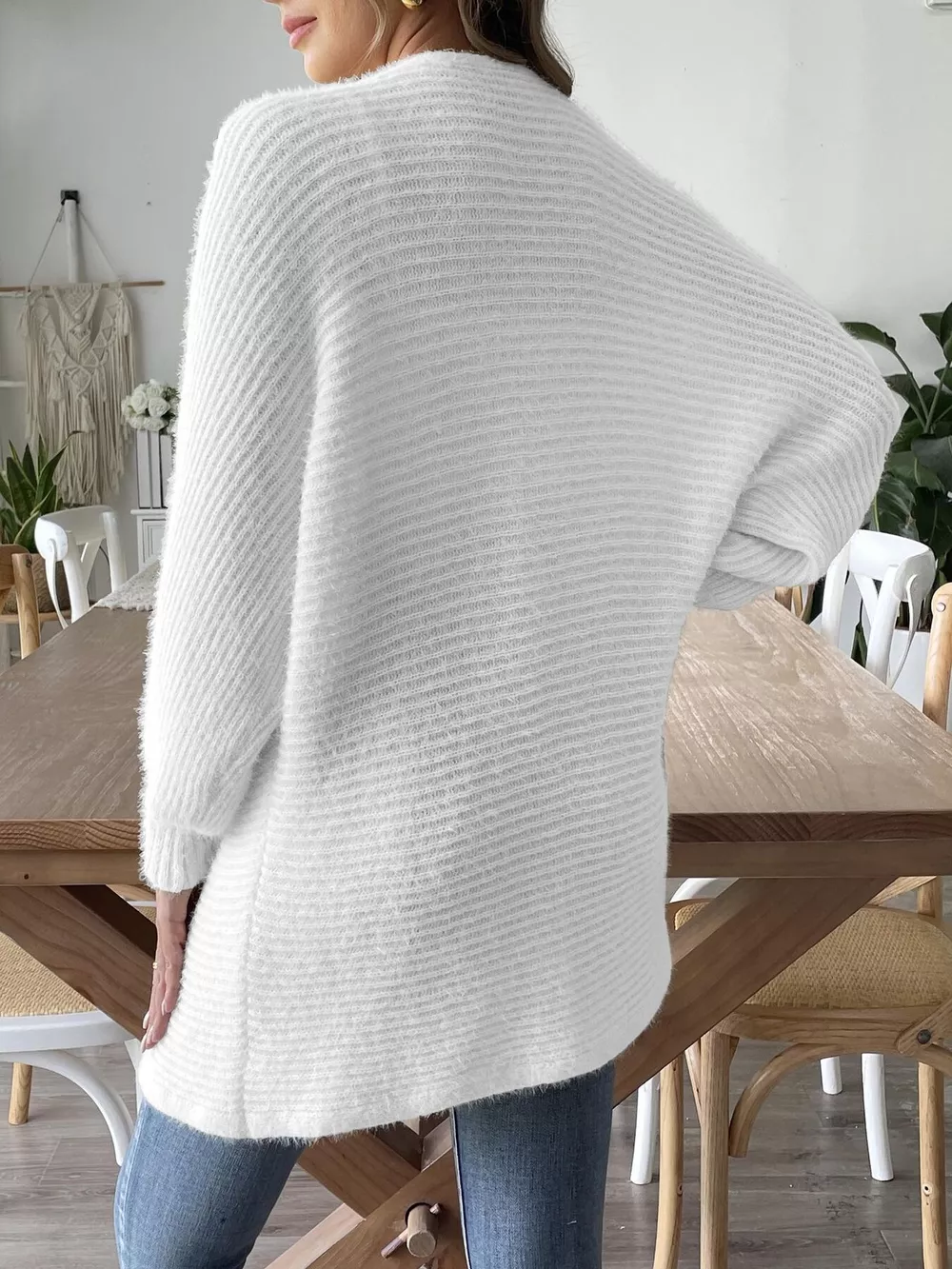 Open Front Drop Shoulder Cardigan, image 14
