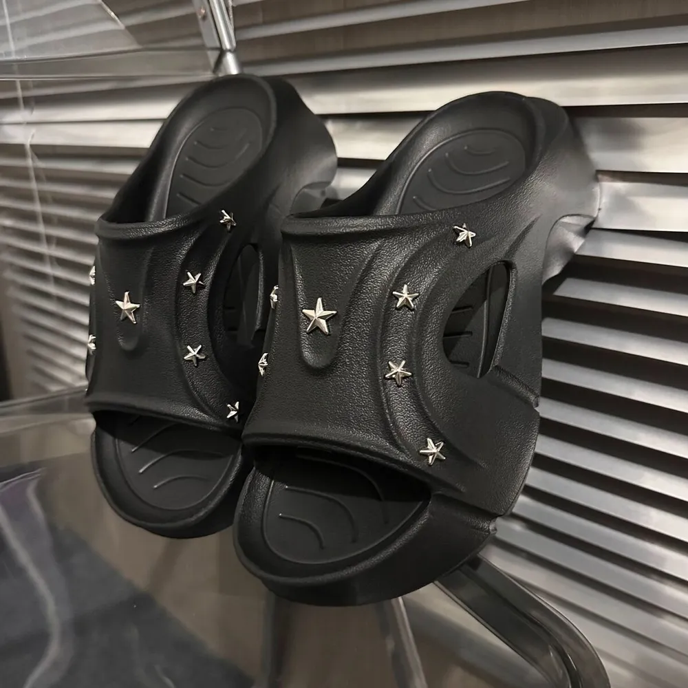 Star Studded Platform Comfort Sandals, image 2