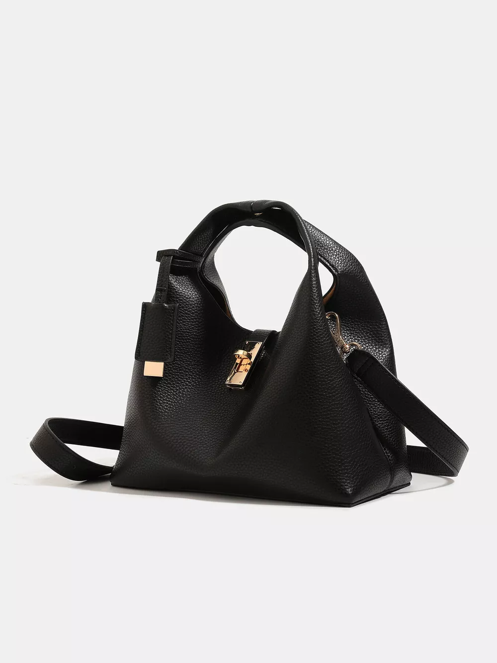 Turn-Lock Crossbody Bag, image 4