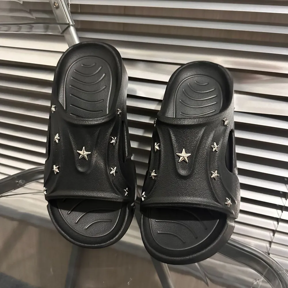 Star Studded Platform Comfort Sandals, image 5