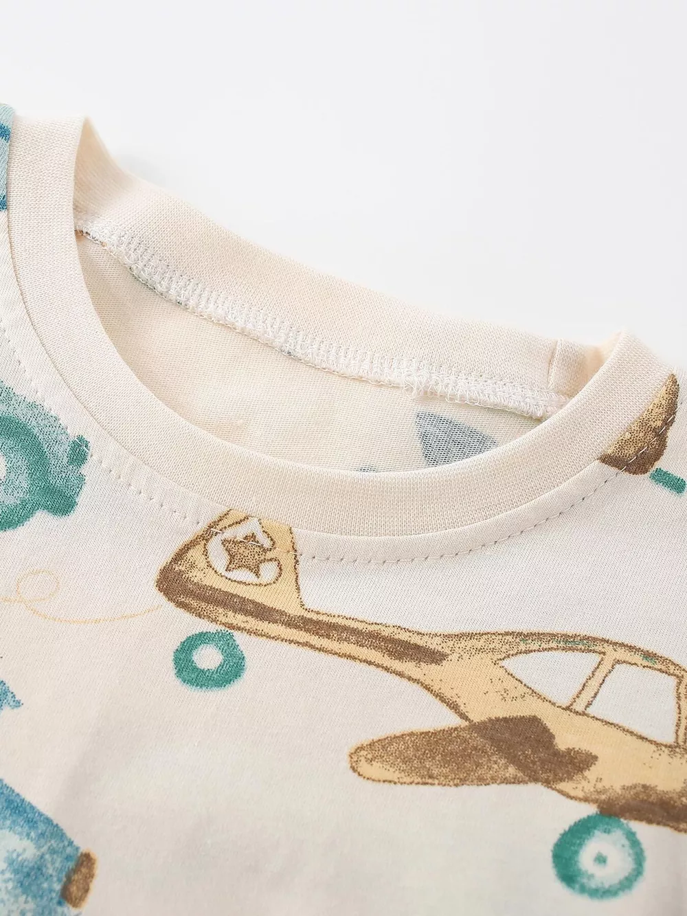 Children's Transportation Print Long Sleeve Crew Neck T-Shirt, image 3