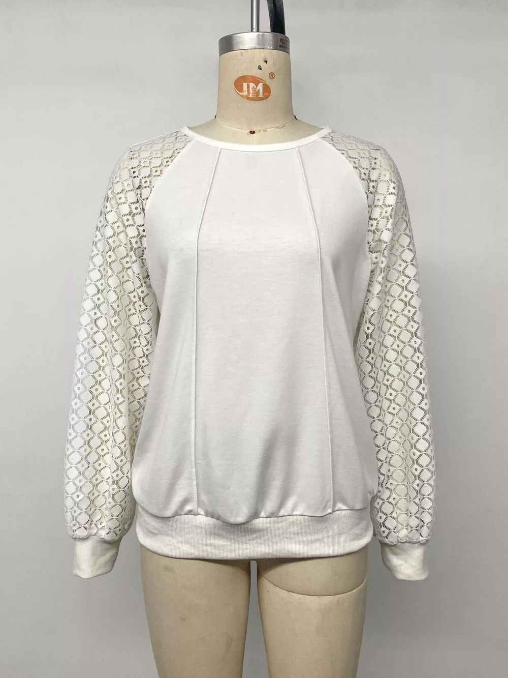 Lace Raglan Sleeve Sweatshirt, image 11