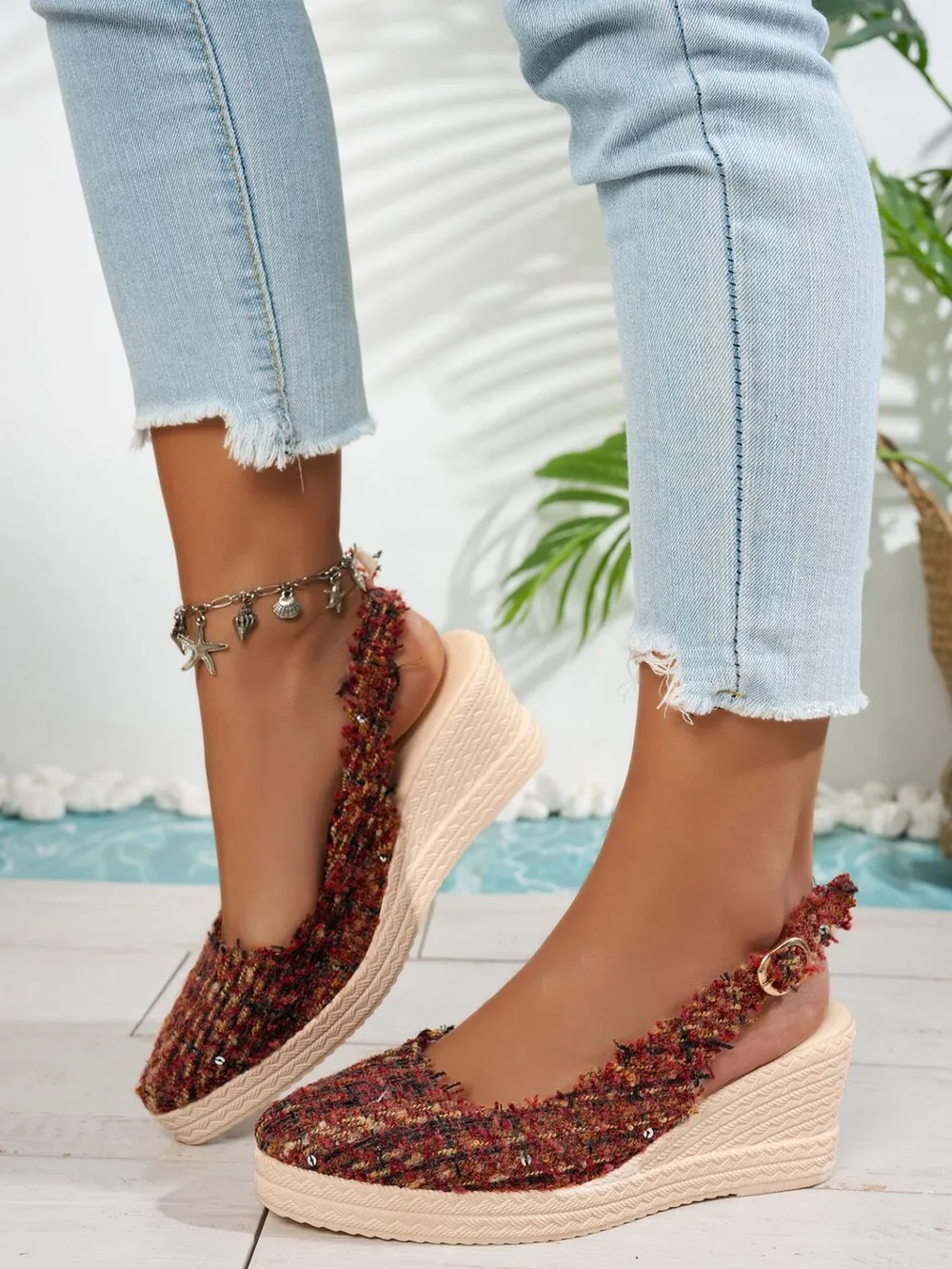 Point Toe Wedge Sandals, image 12