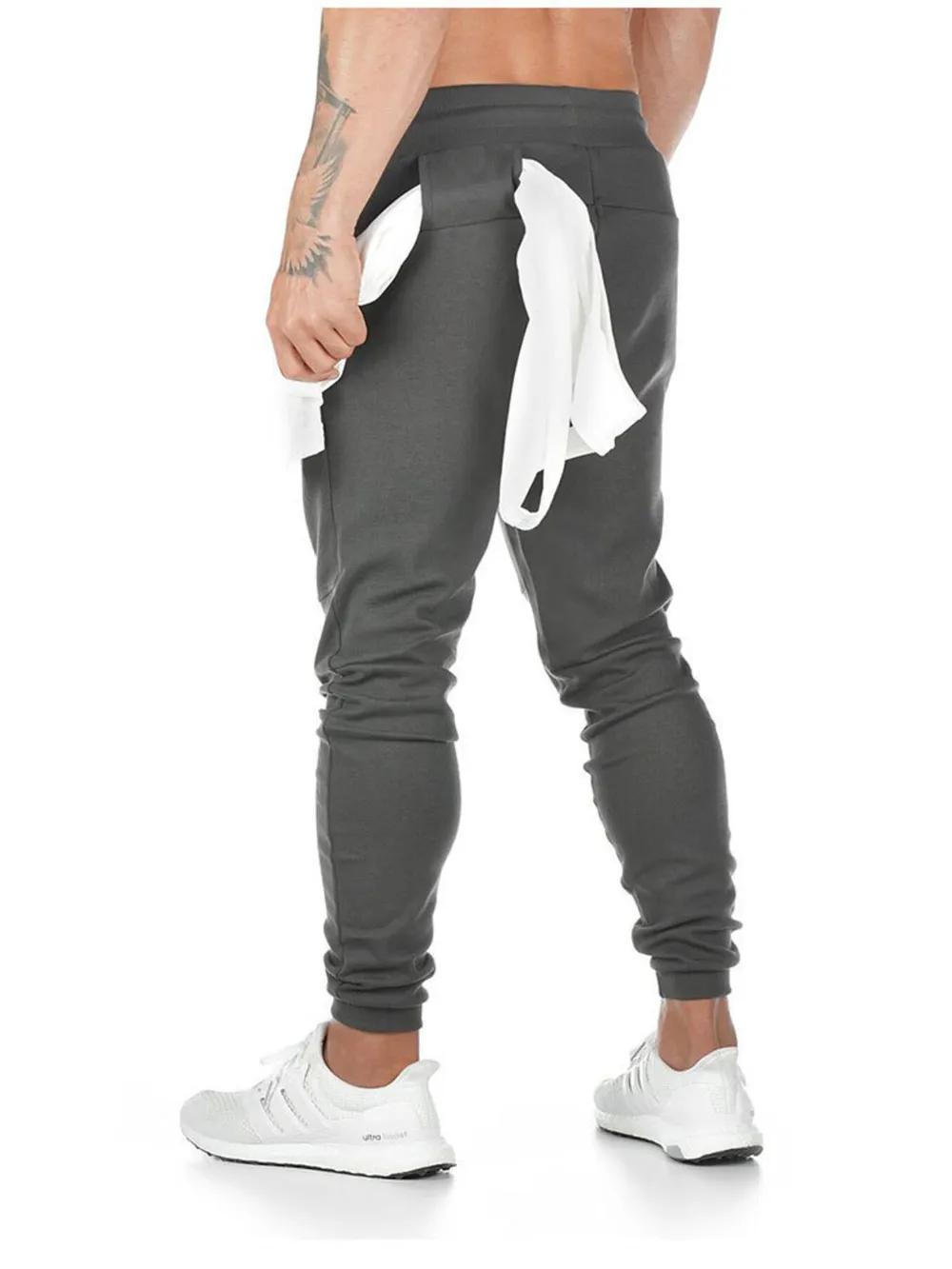 Men's Full Size Jogger Active Pants with Drawstring Plus Size, image 4