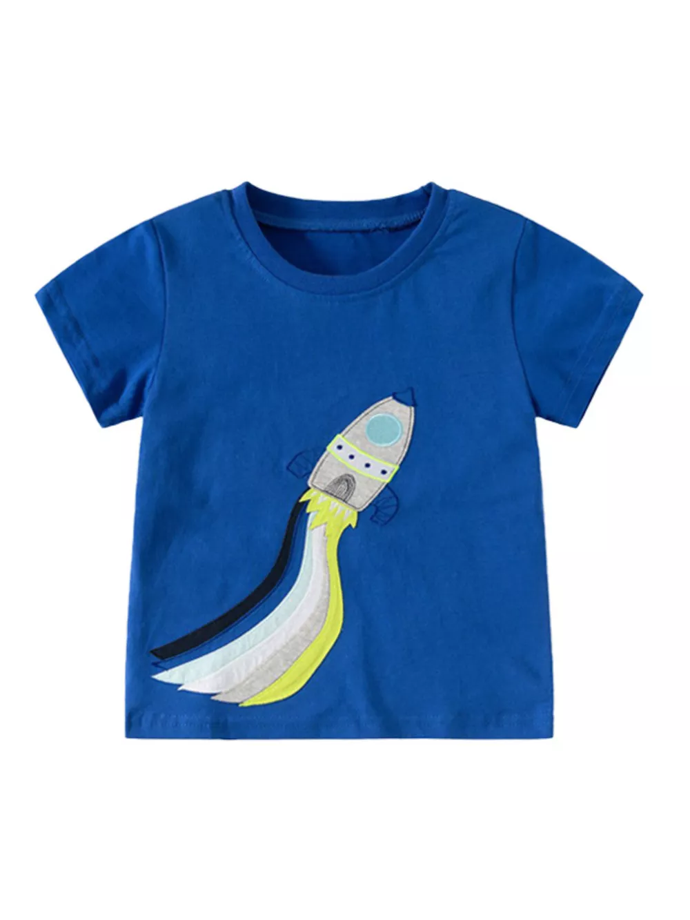 Children's Rocket Round Neck Short Sleeve T-Shirt, image 3