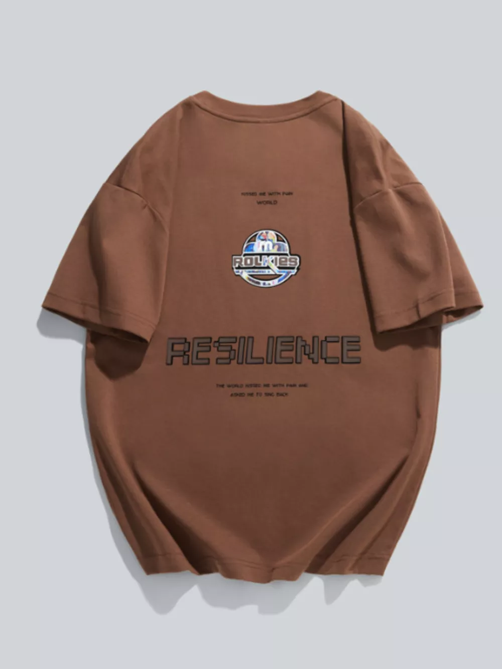 Men's Plus Size Crew Neck Short Sleeve T-Shirt, image 7