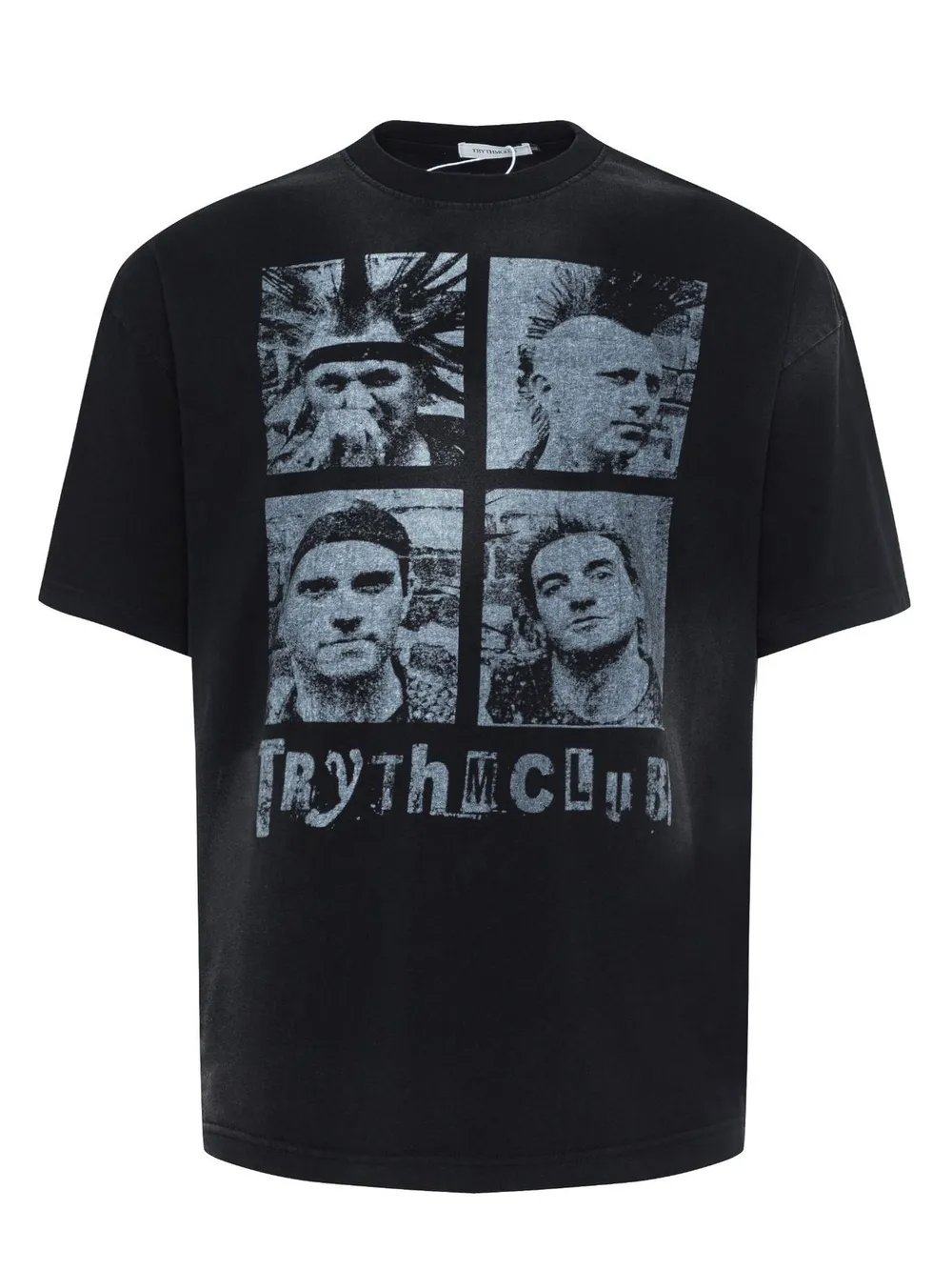 Men's Vintage Style Graphic Oversized T-Shirt