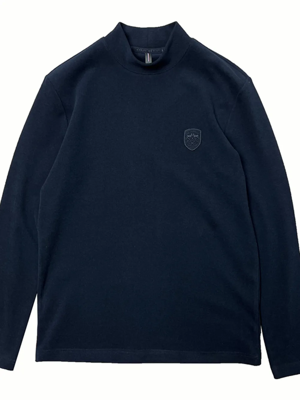 Men's Plus Size Mock Neck Long Sleeve T-Shirt, image 4