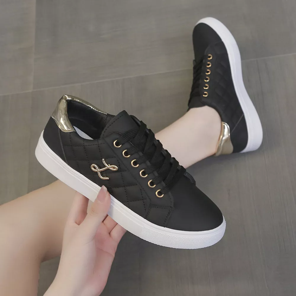 Round Toe Lace Up Sneakers, image 3