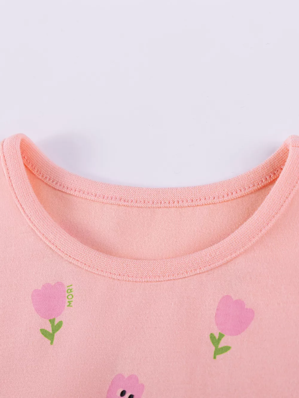 Children's Floral Print Tulle Layered Dress, image 2
