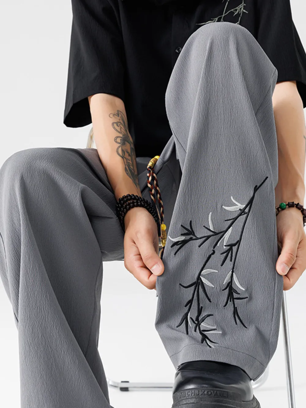 Men's Full Size Wide Leg Pants Plus Size, image 4
