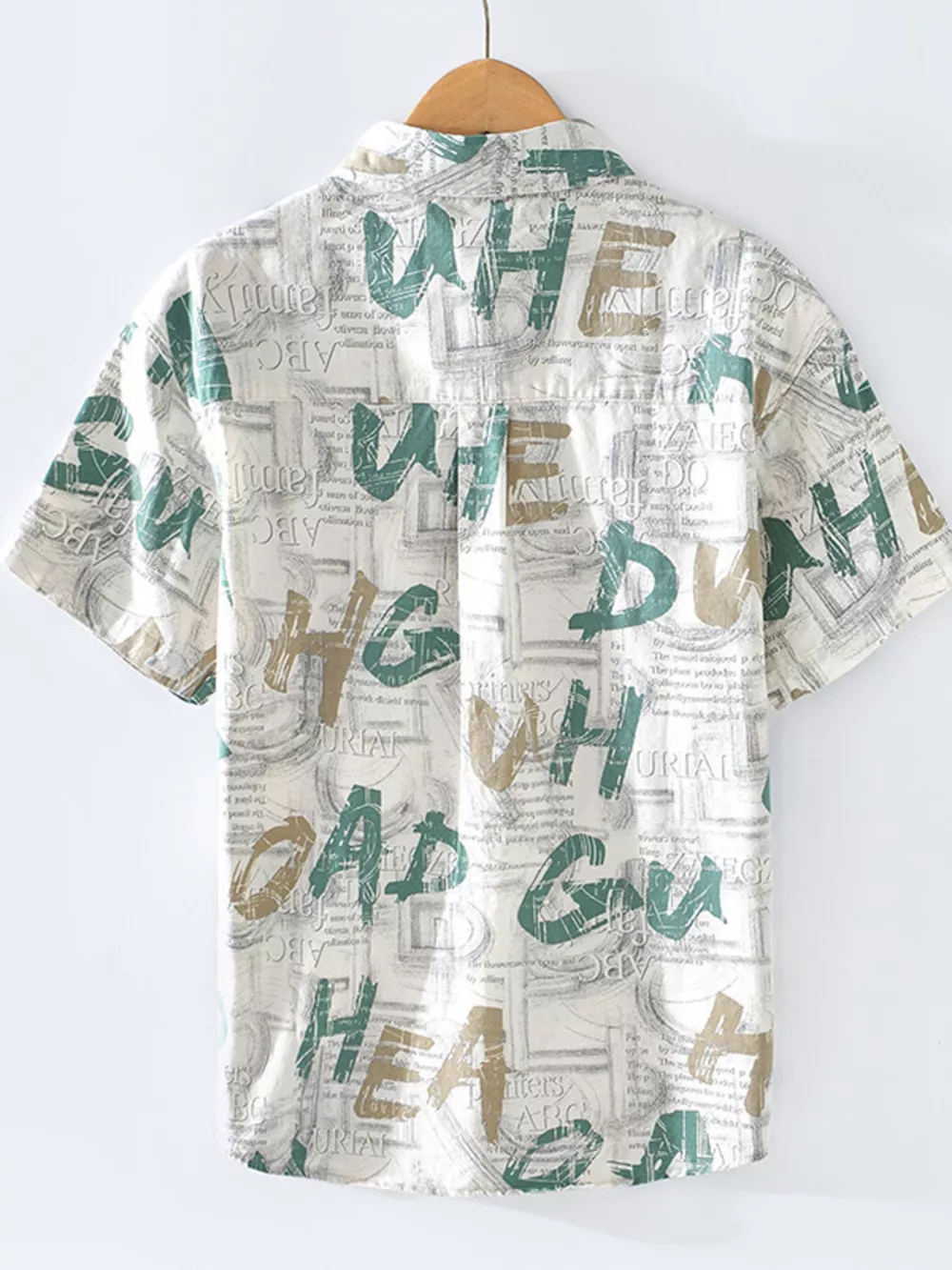 Men's Printed Short Sleeve Shirt, image 3