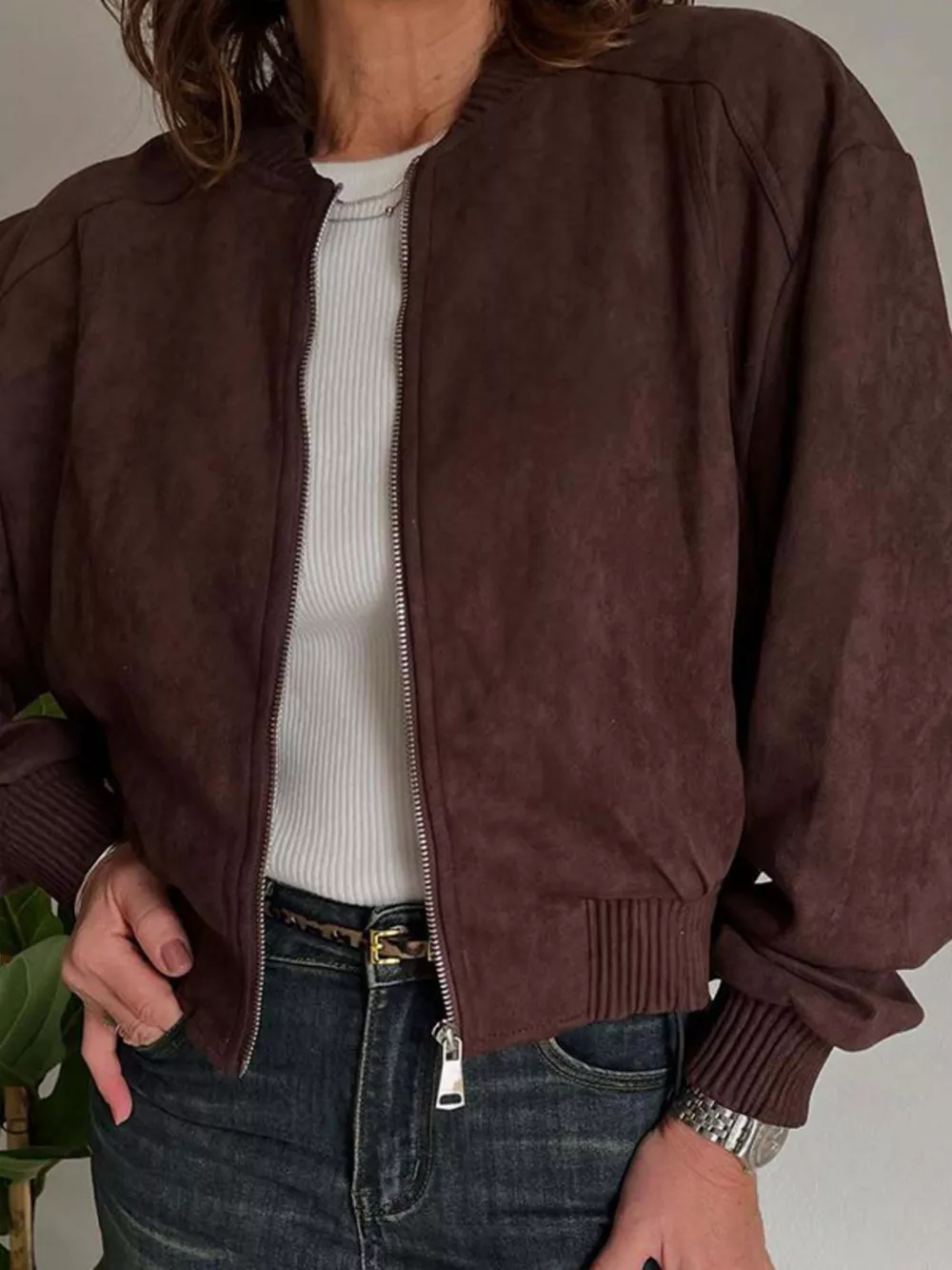Zip Up Long Sleeve Jacket, image 6