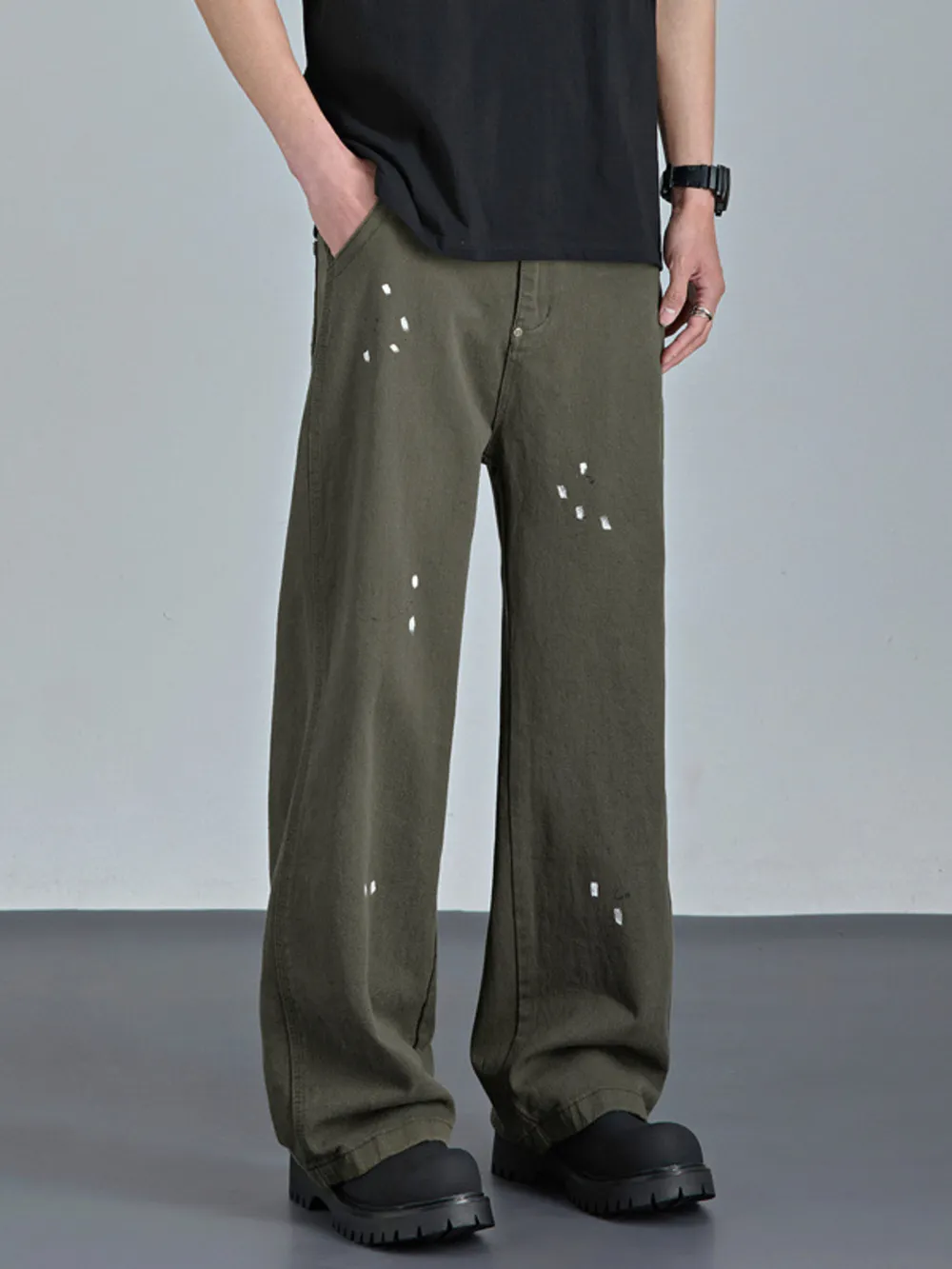 Men's Wide Leg Pants