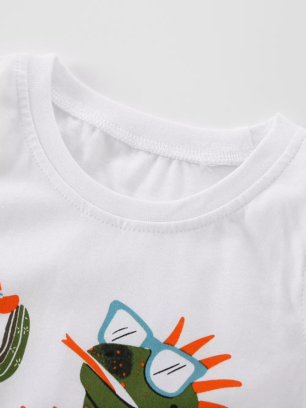 Children's Lizard Graphic Tank Top & Shorts Set, image 2