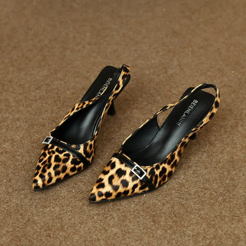 Pointed Toe Slingback Pumps, image 30