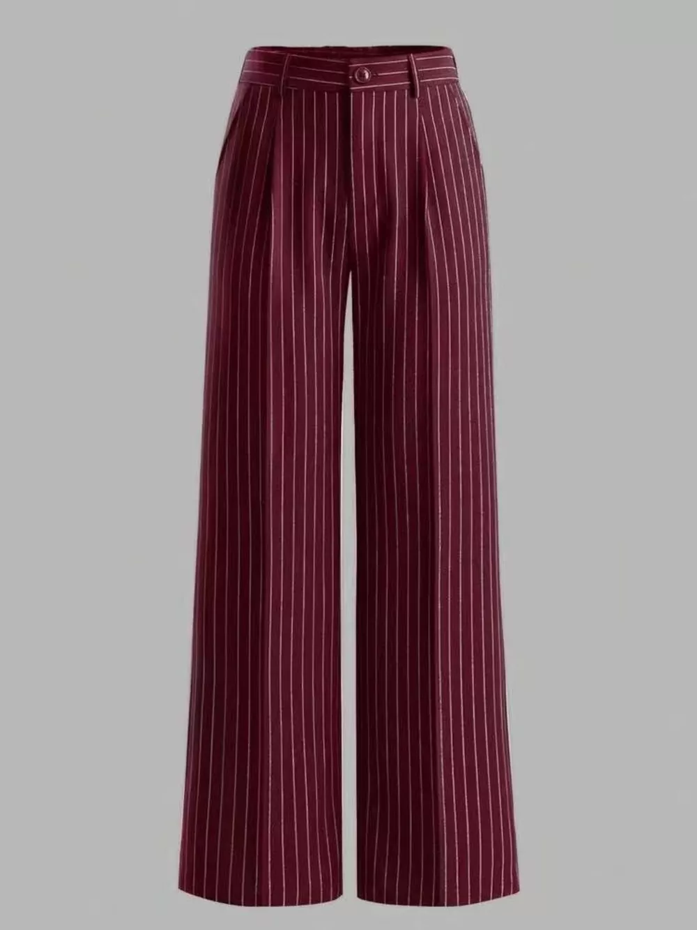 High-Waisted Striped Wide-Leg Pants, image 8