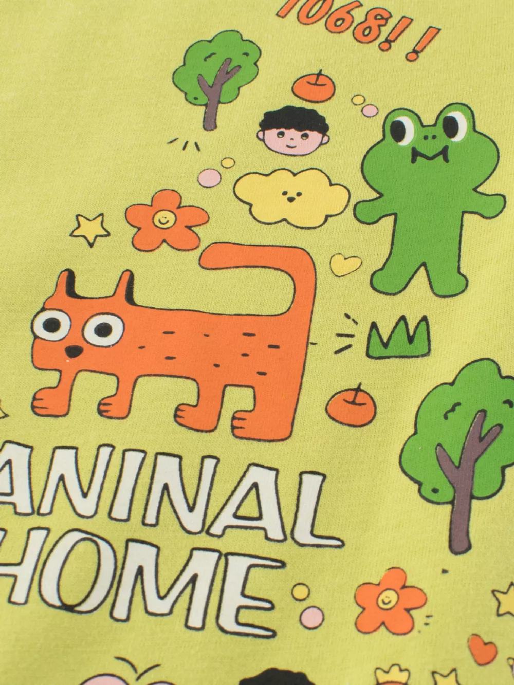 Children's Cartoon Animal Round Neck T-Shirt, image 3