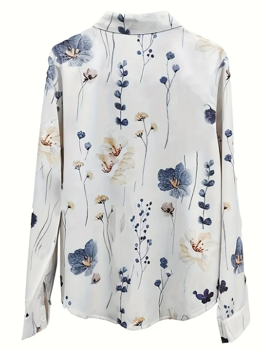 Printed Long Sleeve Blouse, image 2
