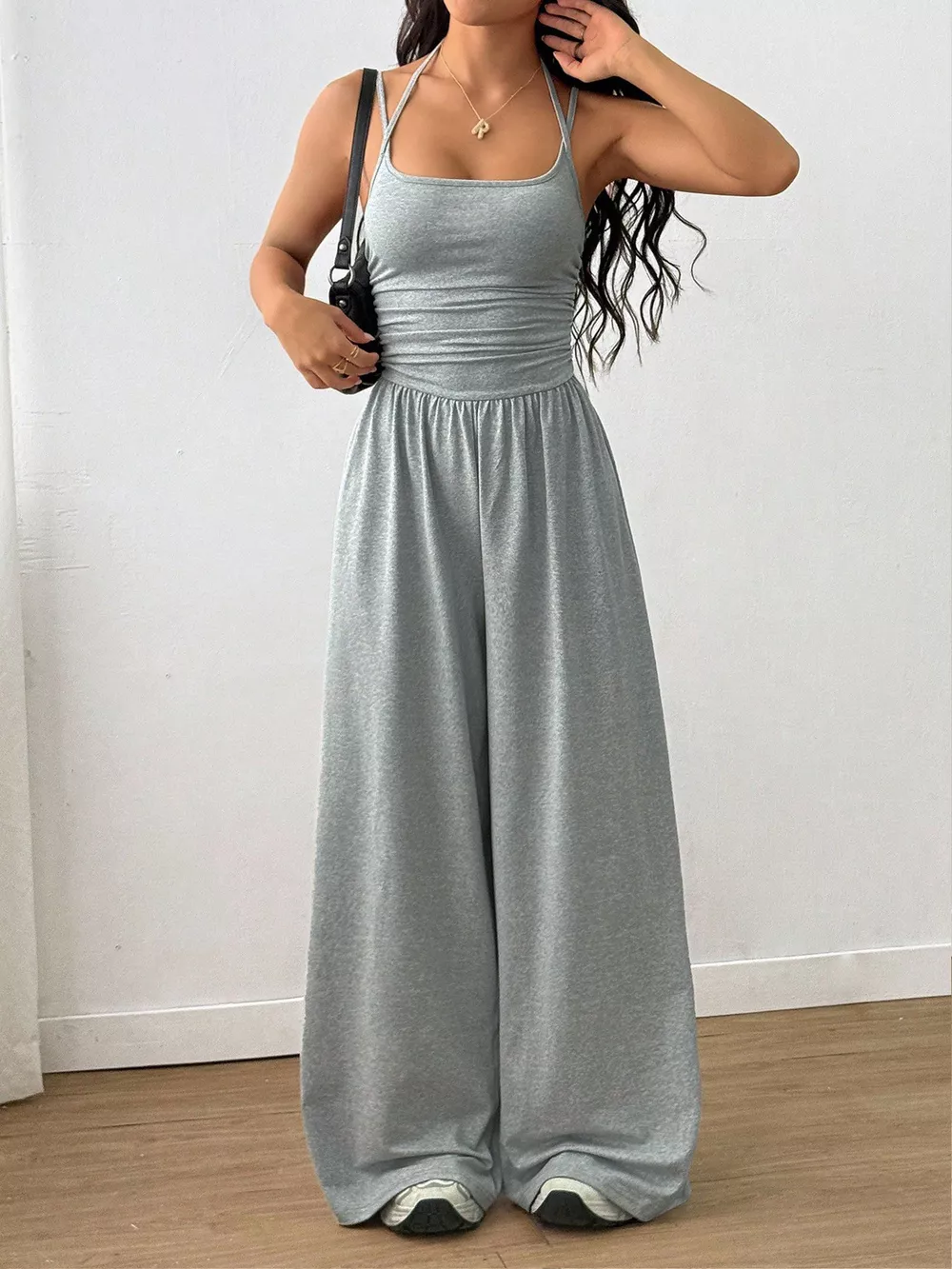 Sleeveless Wide Leg Casual Jumpsuit, image 5