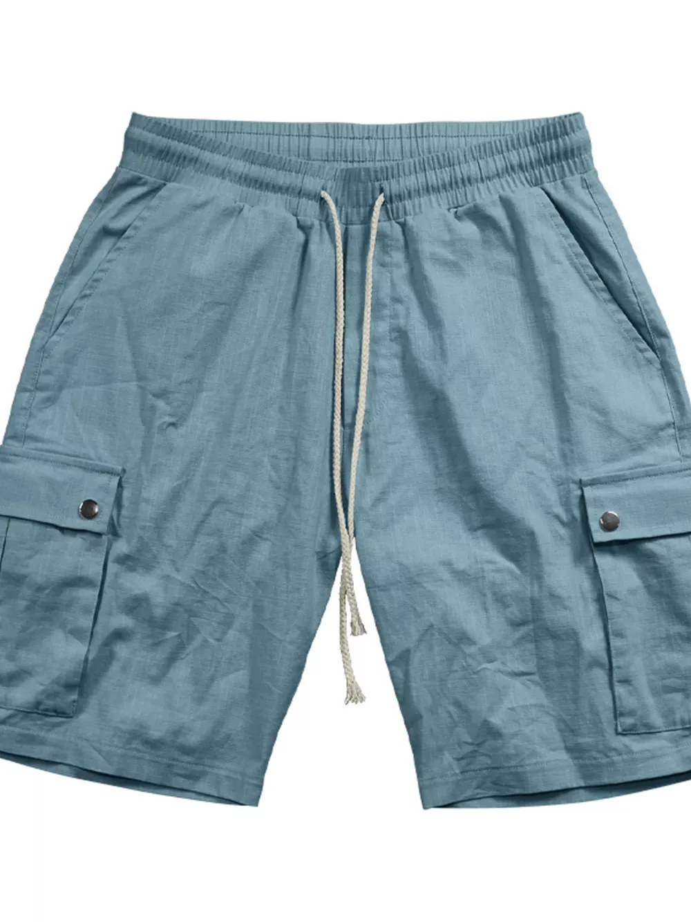 Men's Full Size Drawstring Casual Cargo Shorts Plus Size, image 5