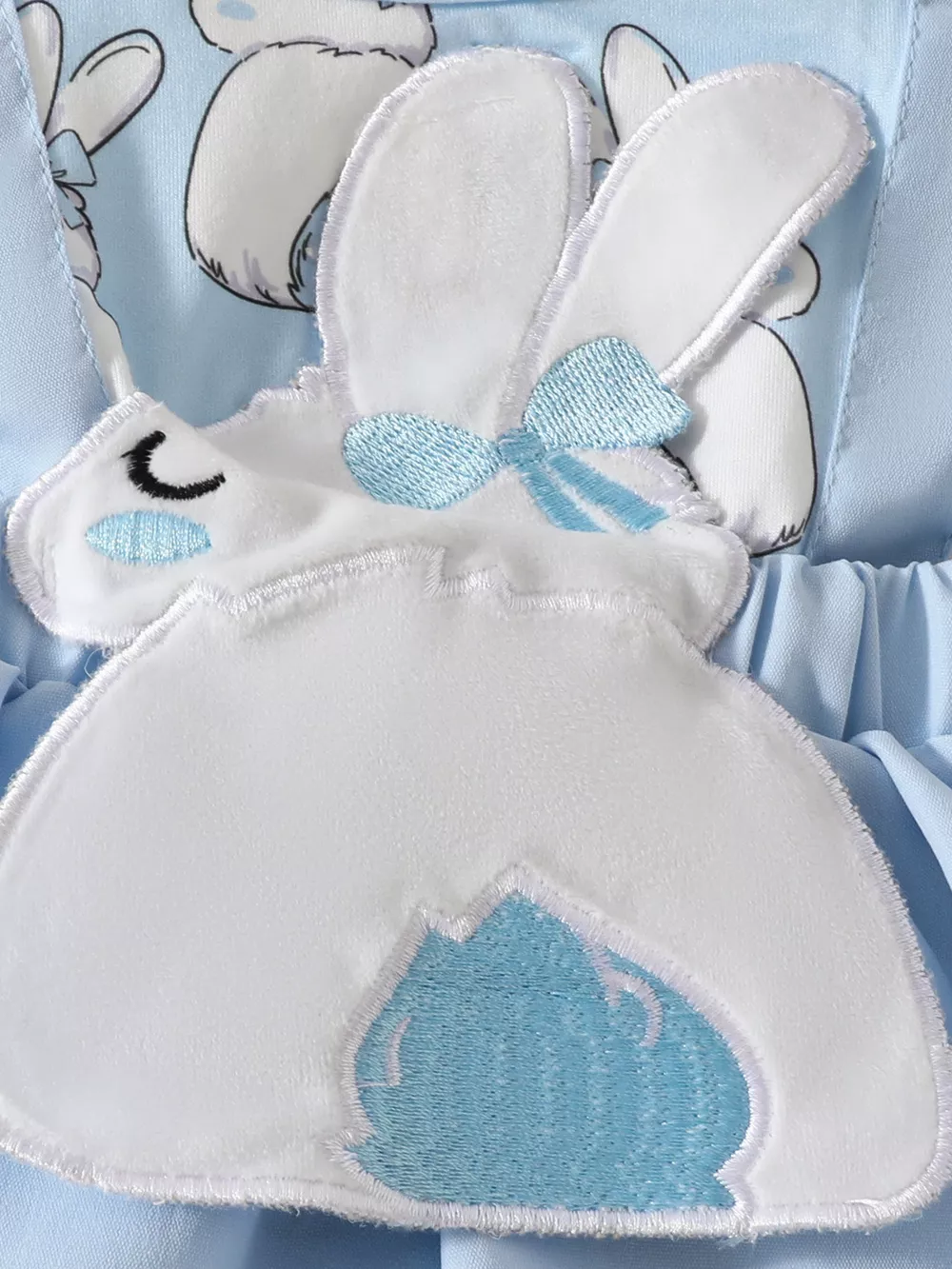 Children's Bunny Applique Bodysuit Dress & Headband Set, image 13