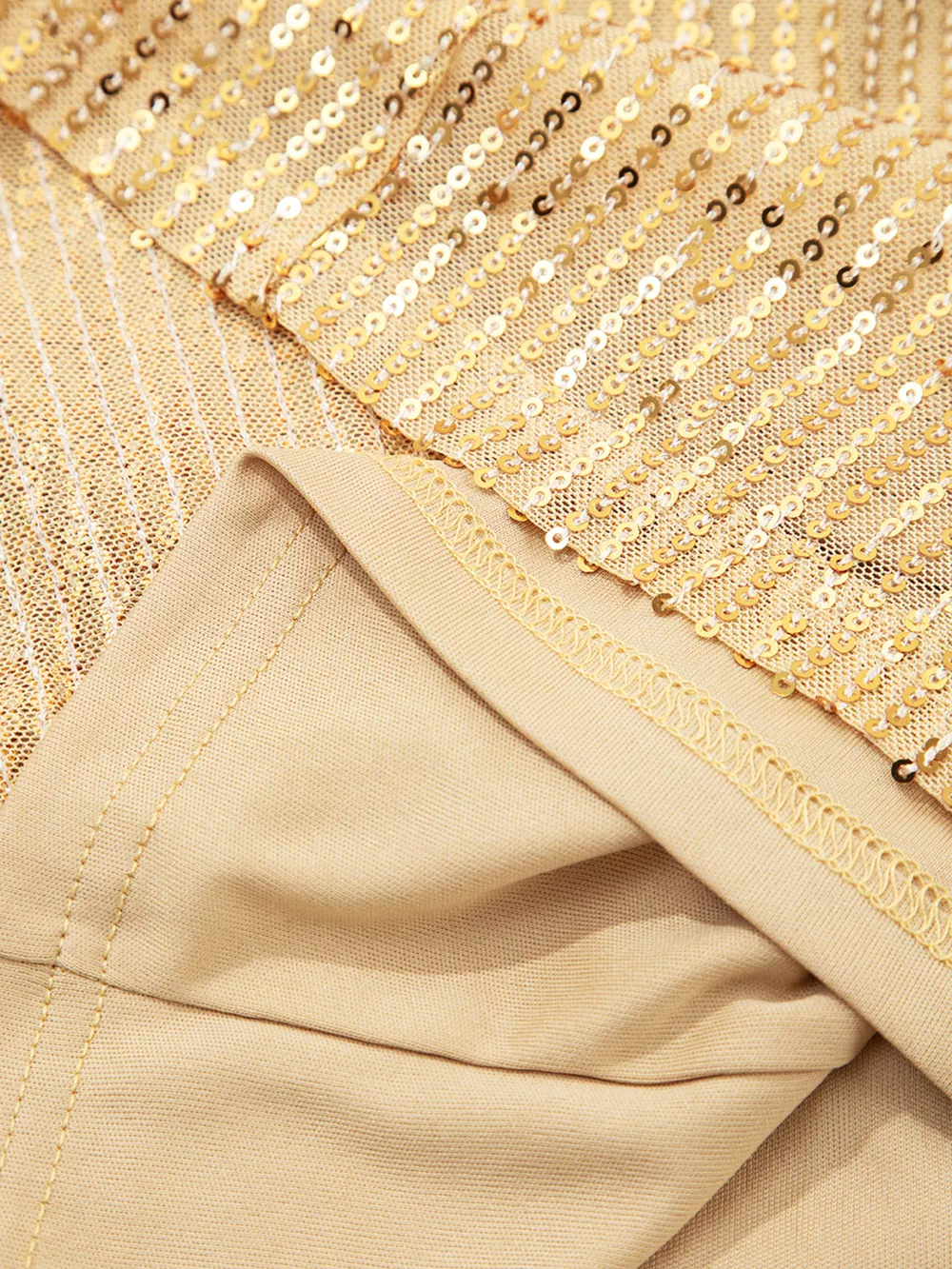 Metallic Balloon Sleeve Buttoned High Neck Loose Blouse, image 2