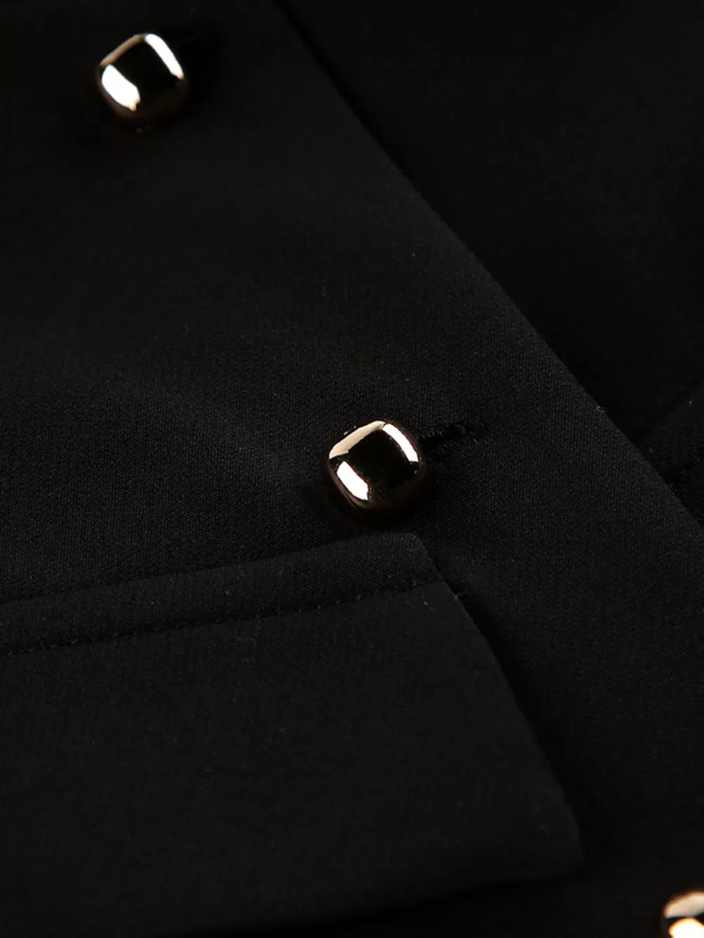 Stand Collar Button-Down Vest Coat, image 10