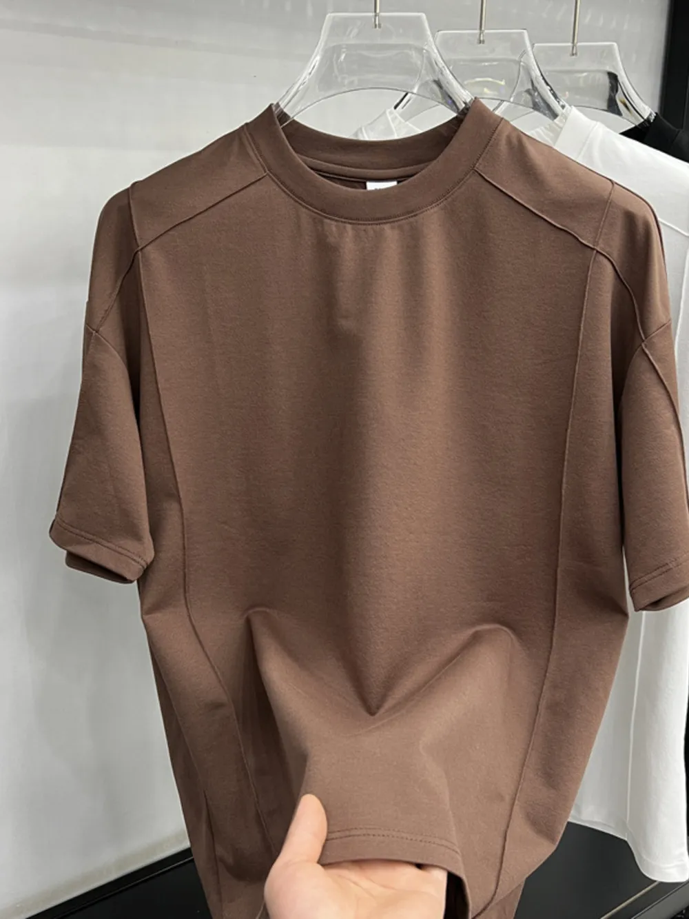 Men's Plus Size Oversized Round Neck T-Shirt, image 2