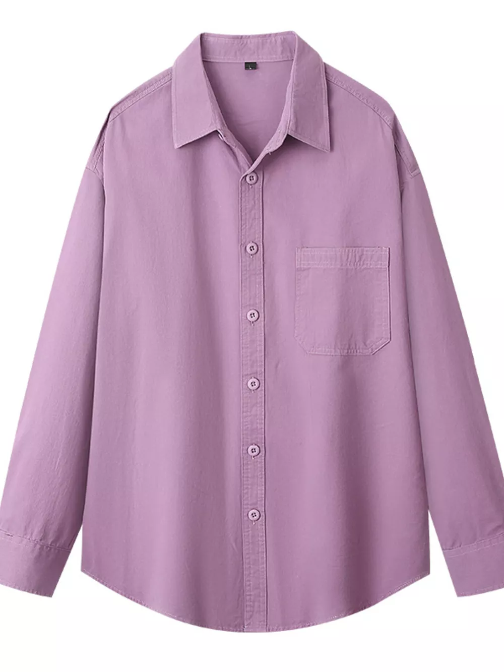 Men's Plus Size Button Up Long Sleeve Shirt, image 7
