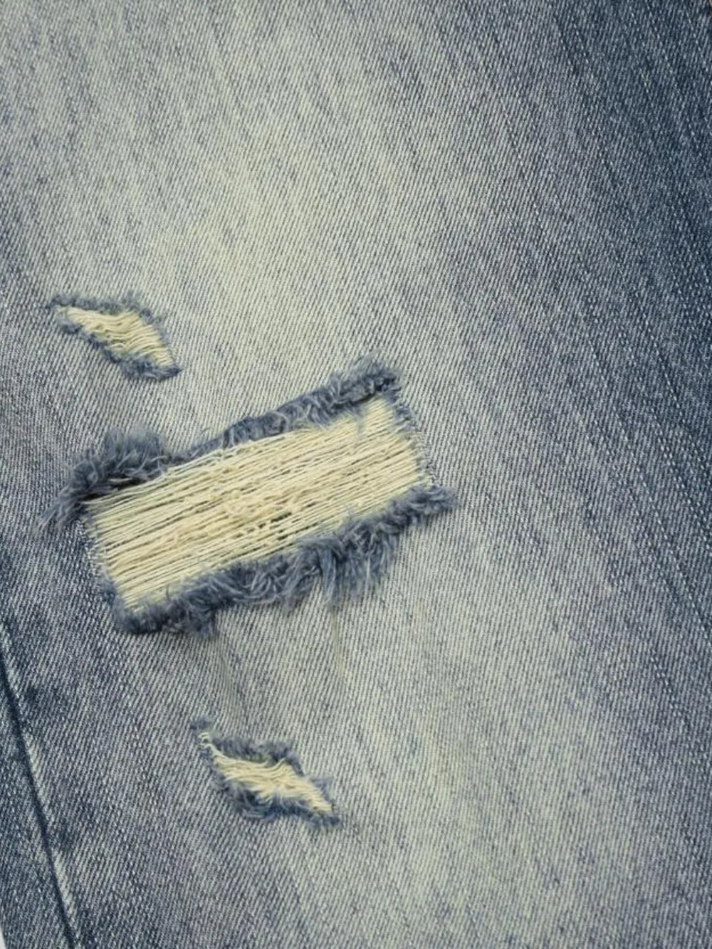 Men's Vintage Wash Distressed Jeans, image 13