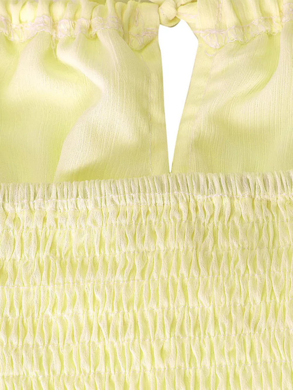 Smocked Tie Front Cami and Skirt Set, image 2