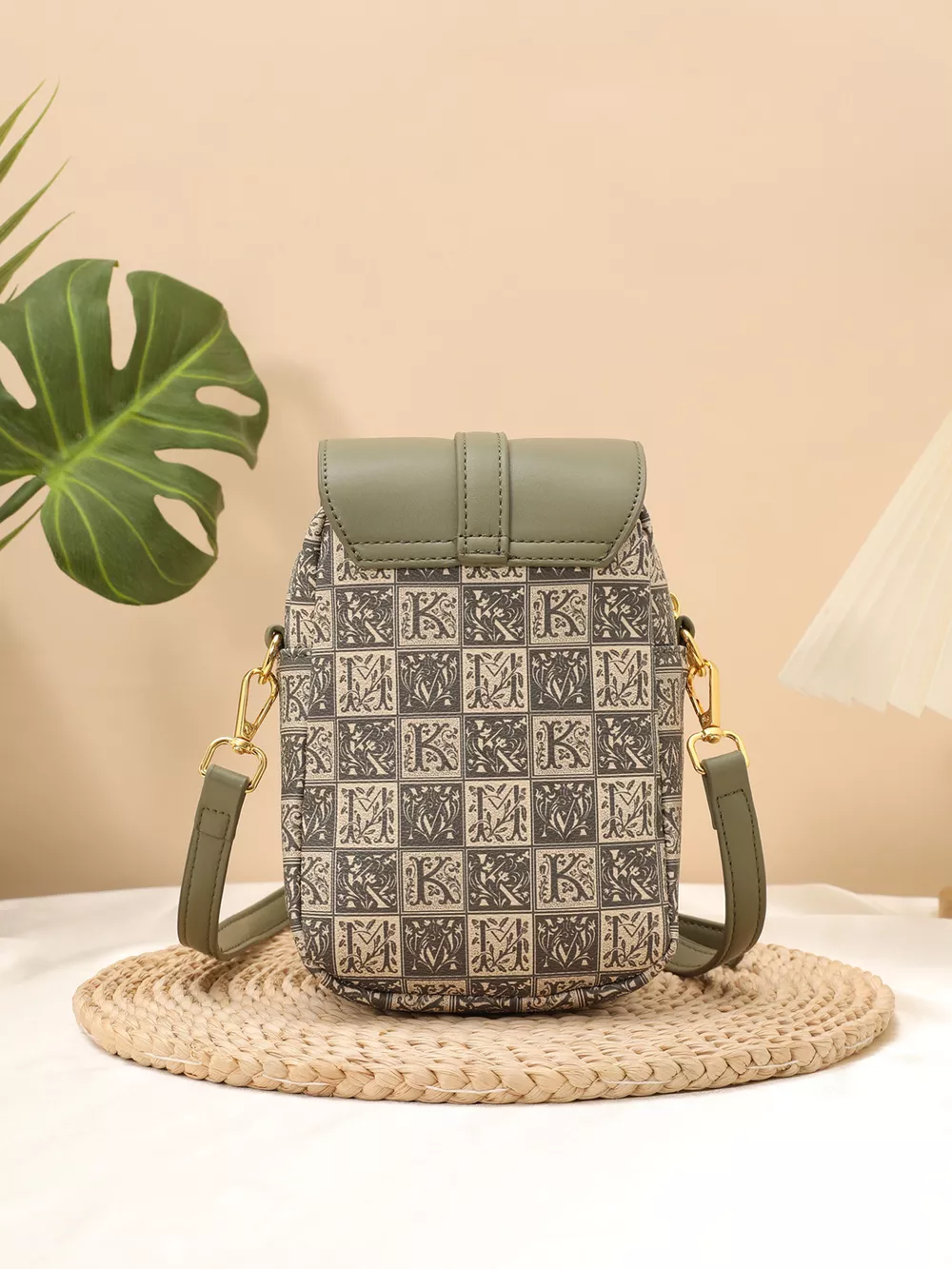 Printed Flap Crossbody Bag, image 5