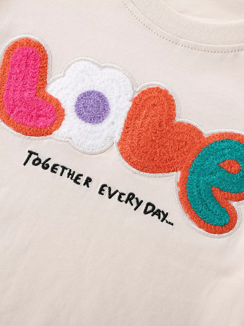 Children's LOVE Round Neck T-Shirt, image 4