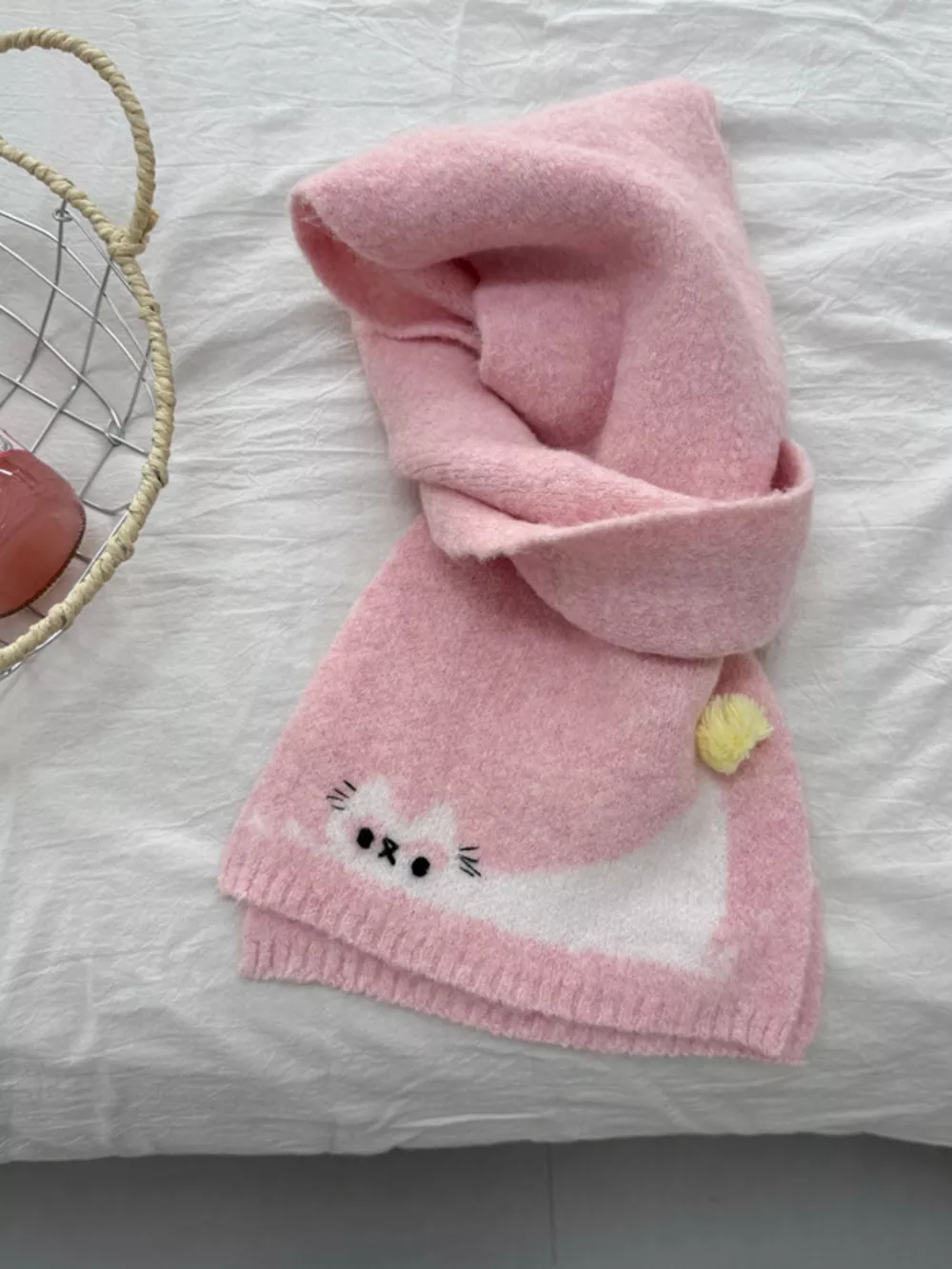 Cute Cat Knitted Scarf, image 8