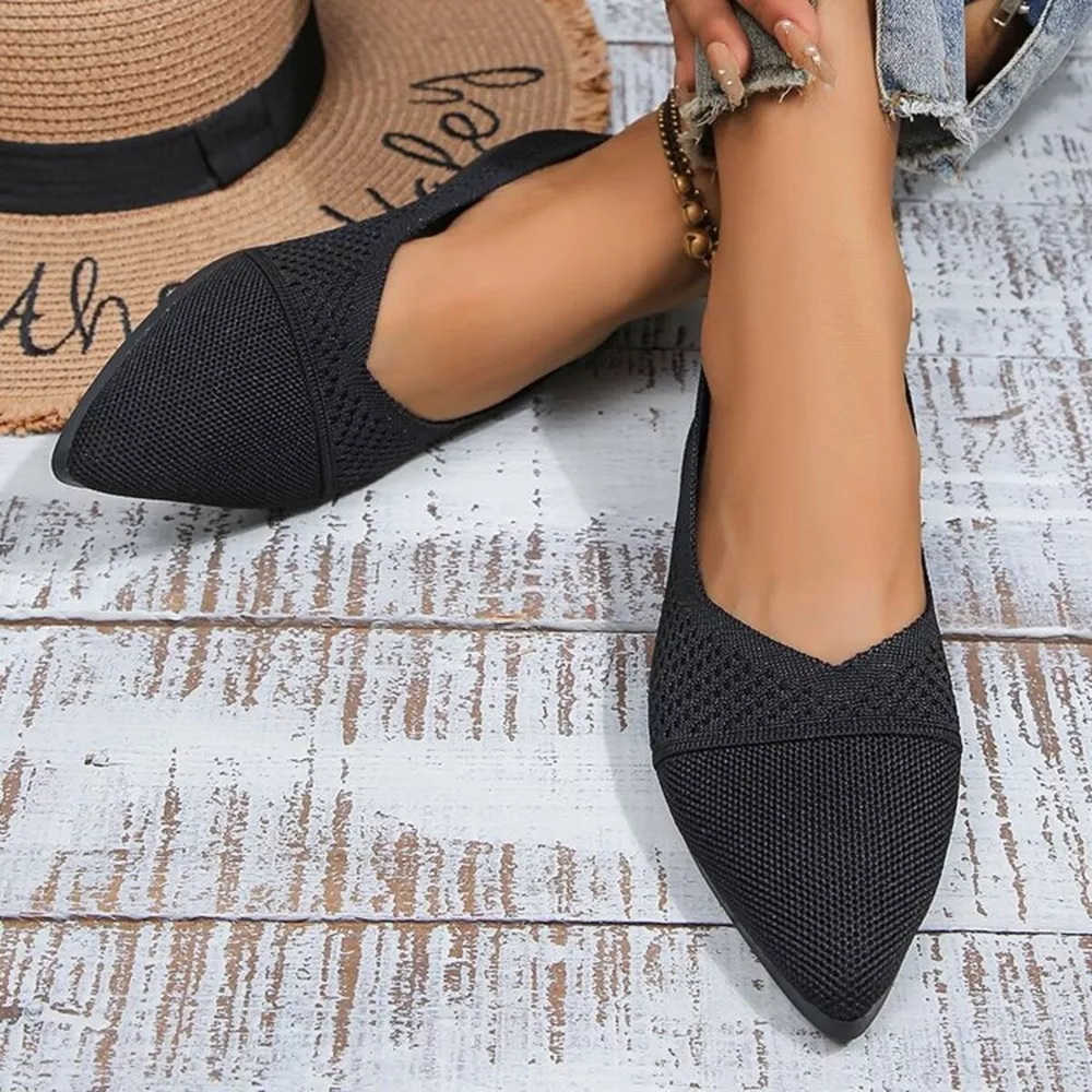 Point Toe Flats Slip-Ons, image 2