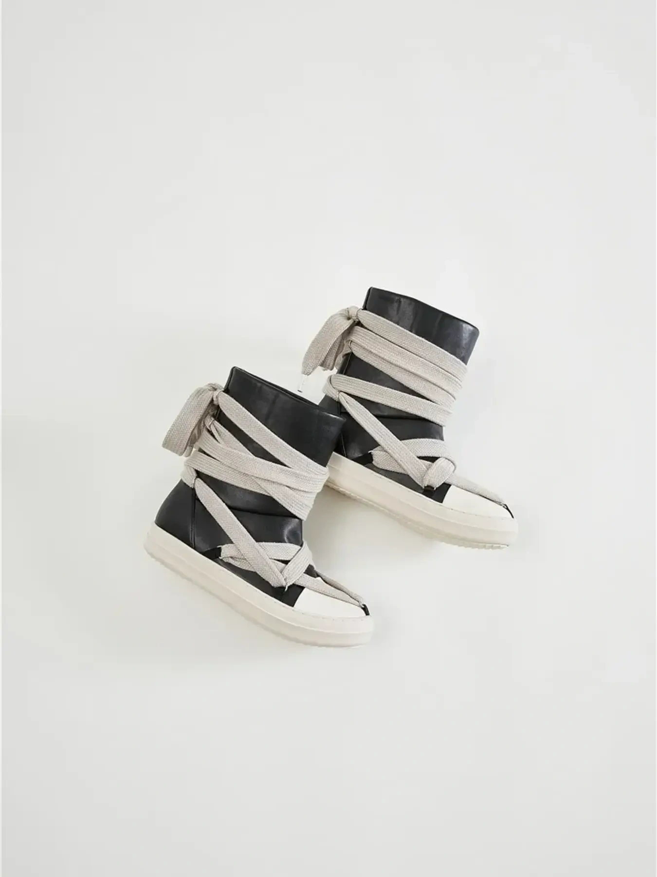 Lace-Up Round Neck Sneaker Boots, image 5