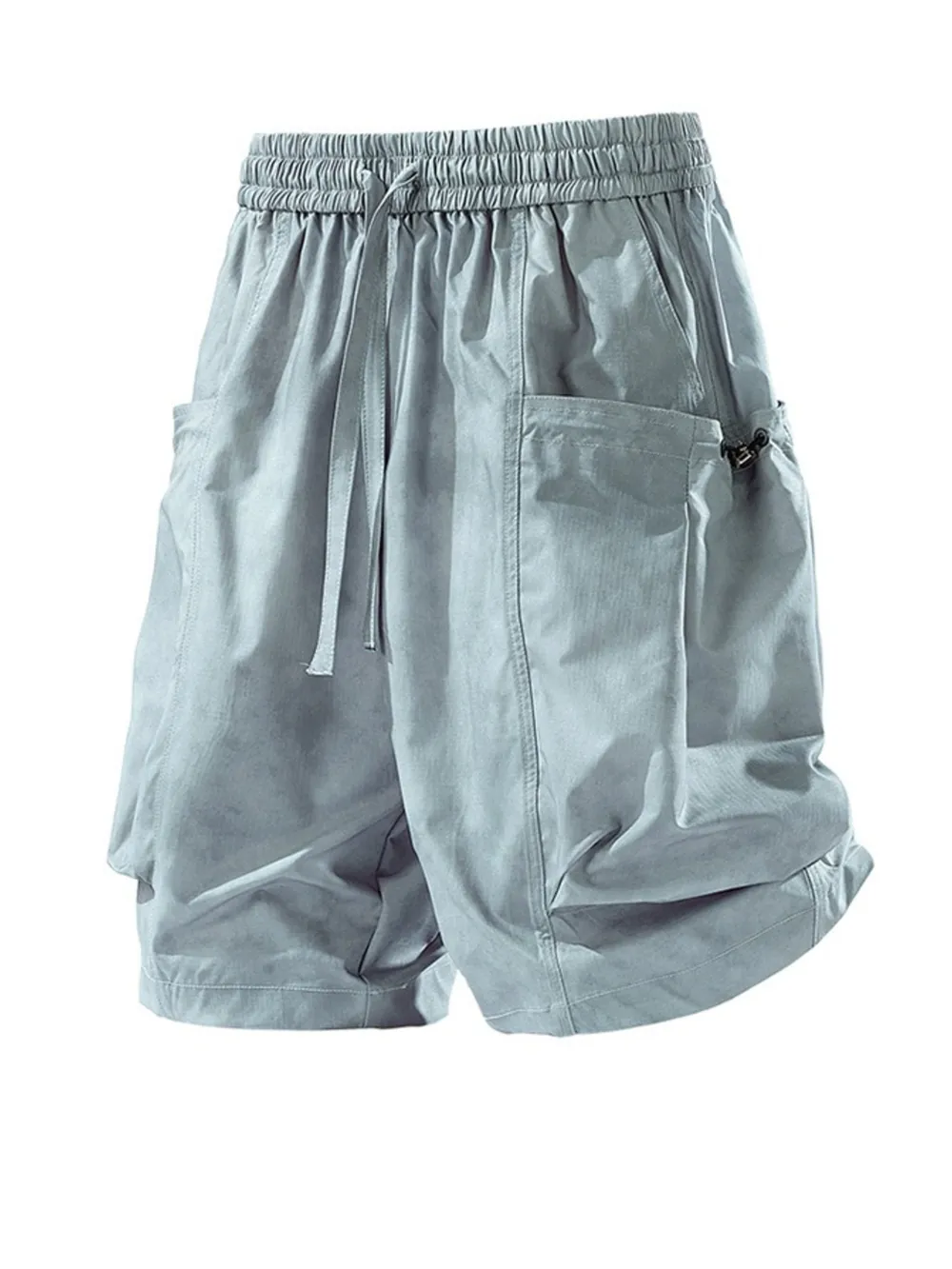 Men's Full Size Elastic Waist Cargo Shorts with Multi-Pockets Plus Size, image 11