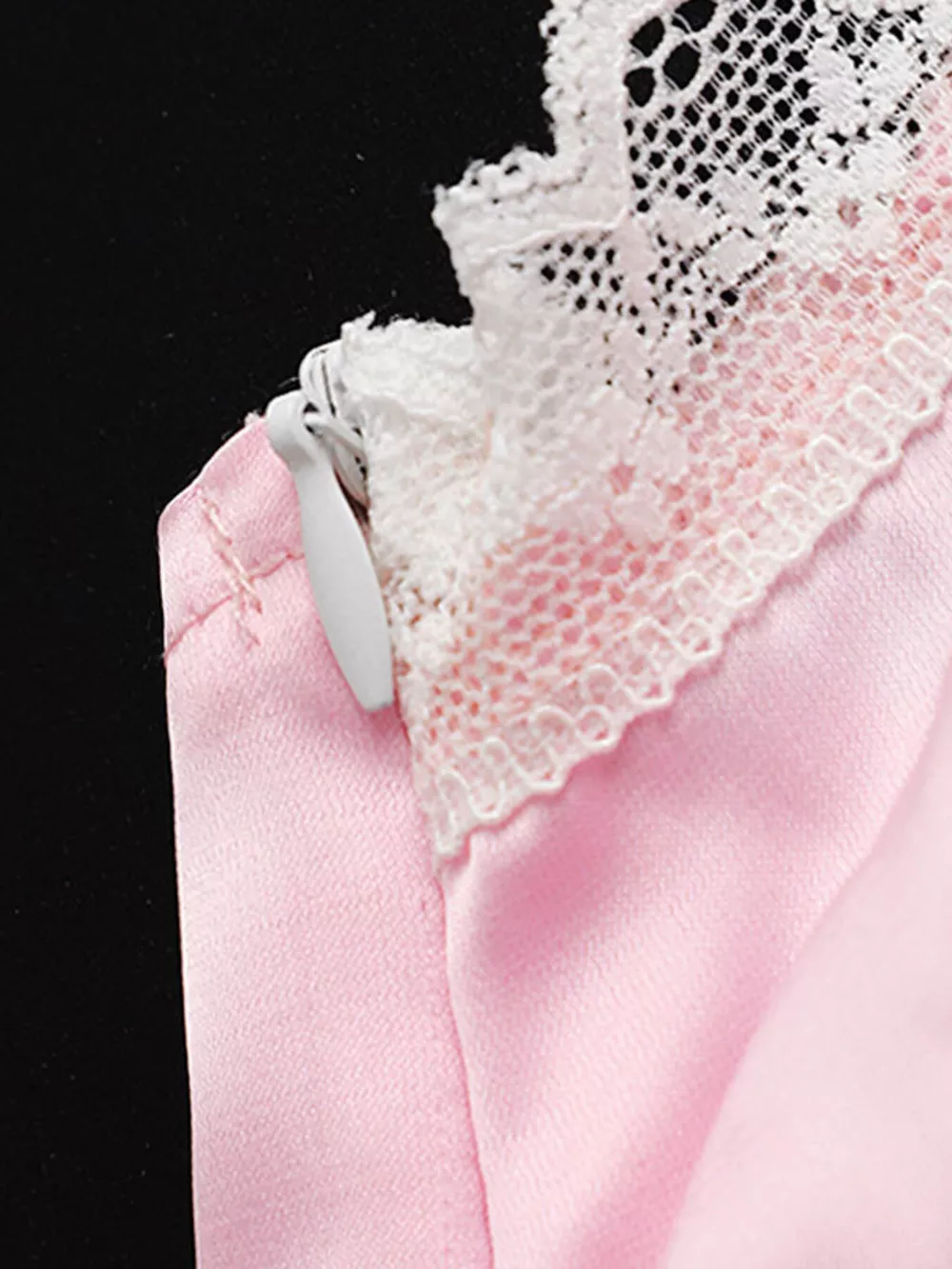 Lace Trimmed Satin Cami, image 9