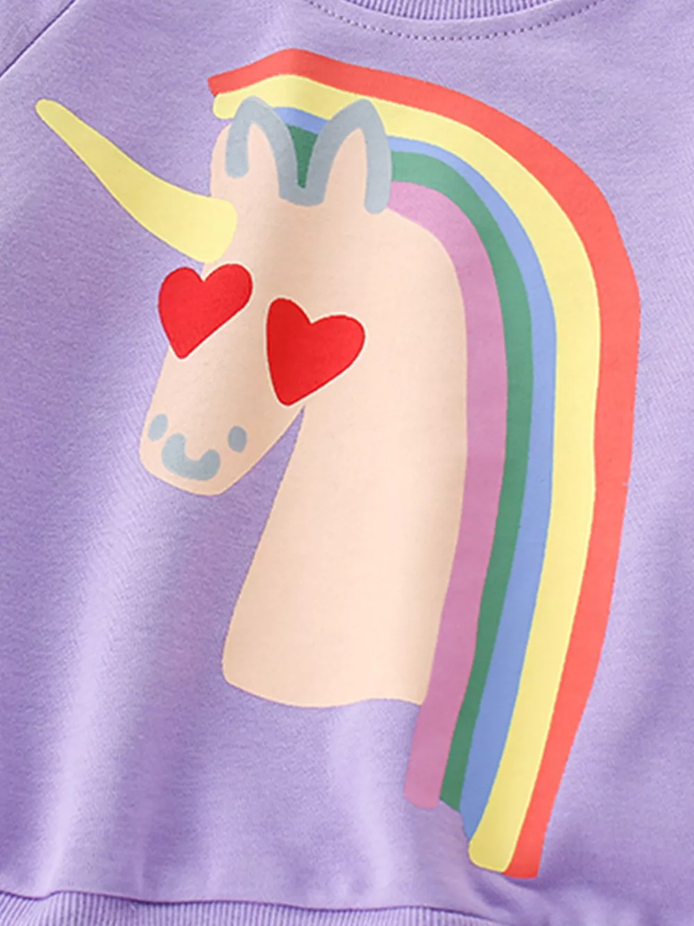 Children's Unicorn Rainbow Graphic Sweatshirt, image 2