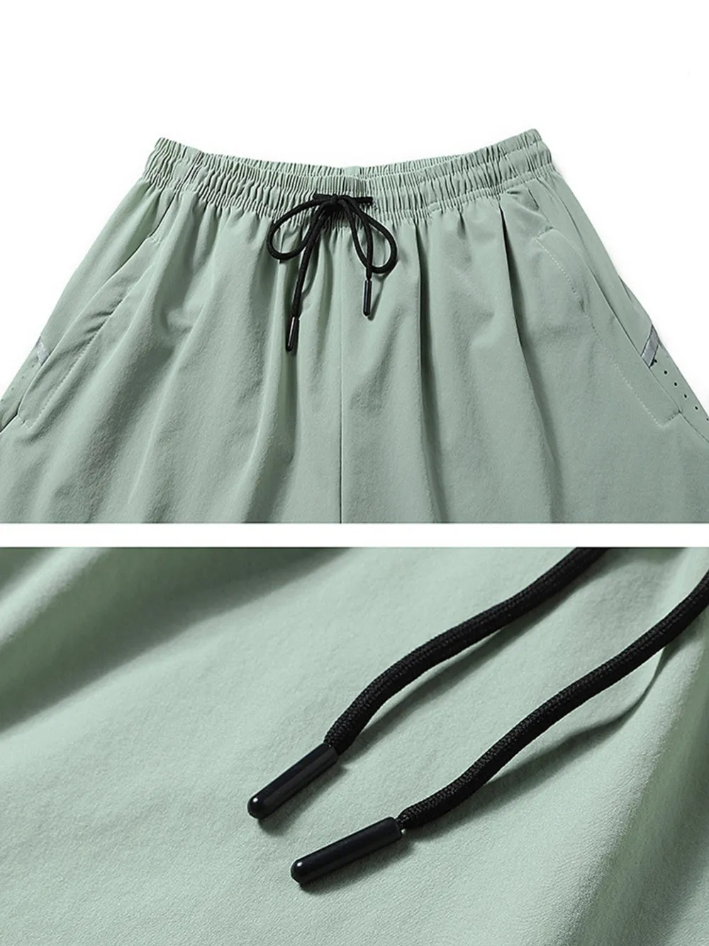 Men's Plus Size Drawstring Shorts, image 7