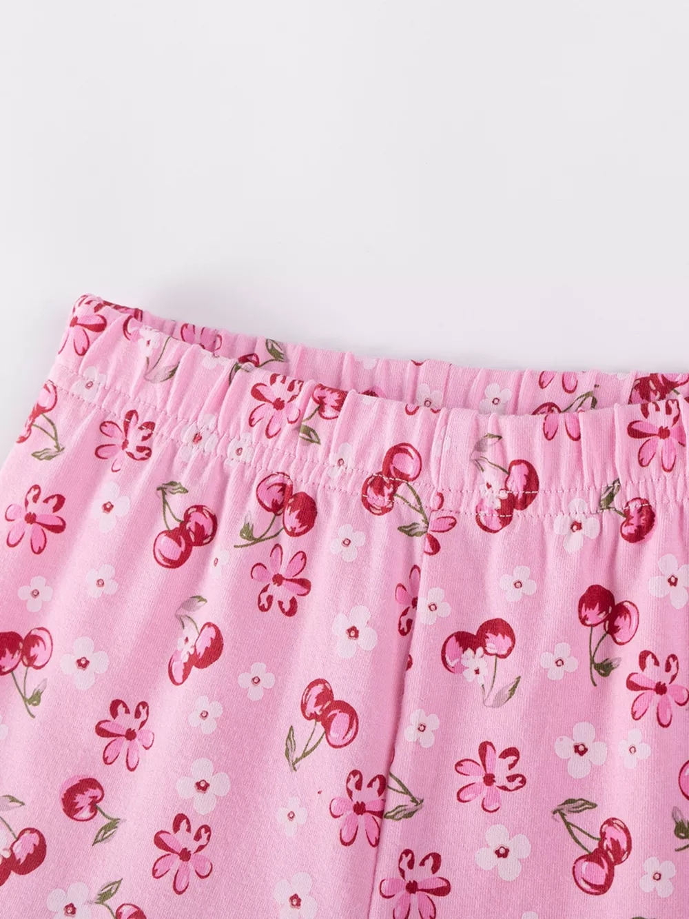 Children's Cherry Print Summer Outfit Set, image 2