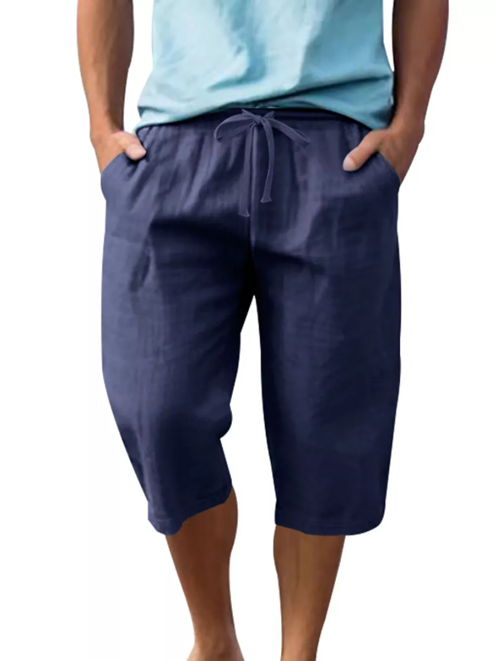 Men's Full Size Casual Drawstring Shorts Plus Size, image 8