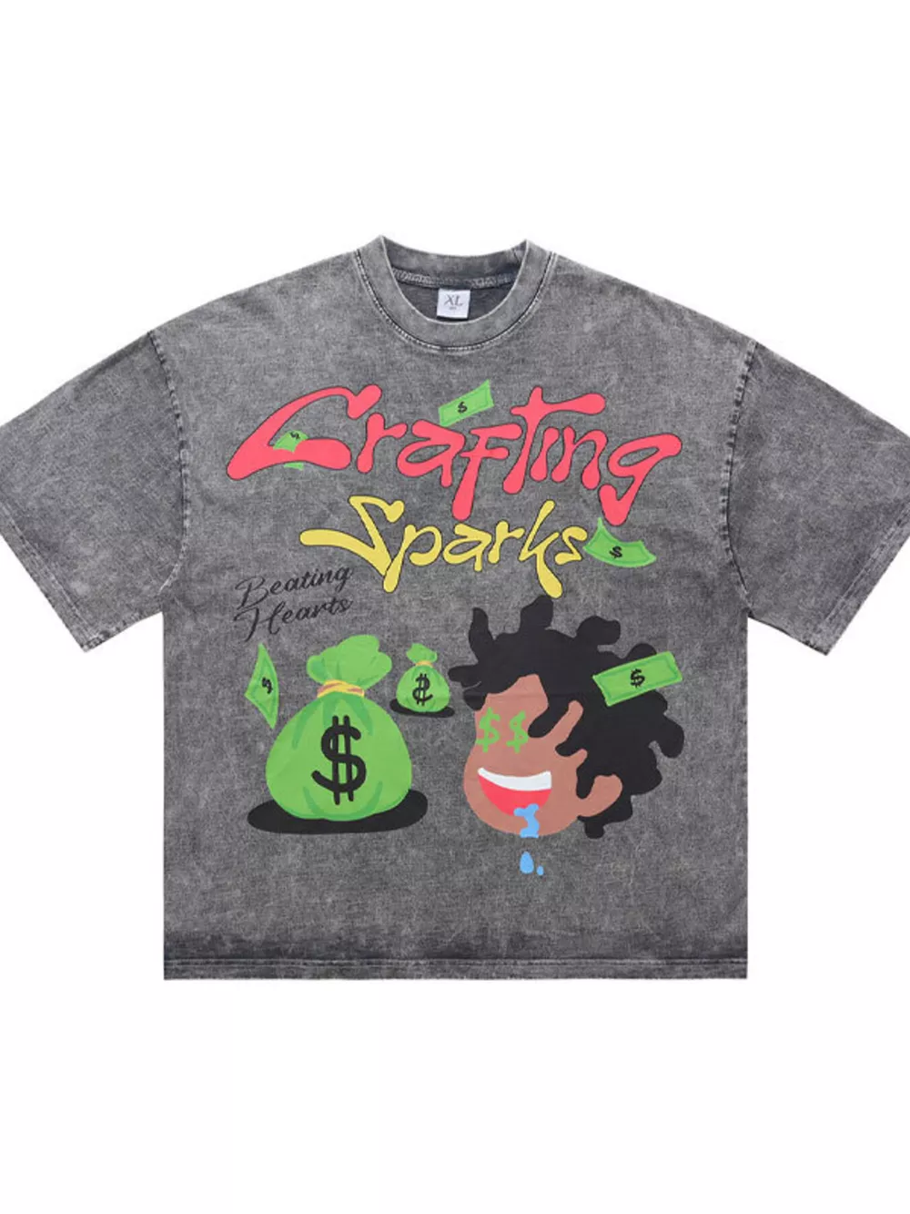 Men's Graphic Vintage Washed T-Shirt, image 3