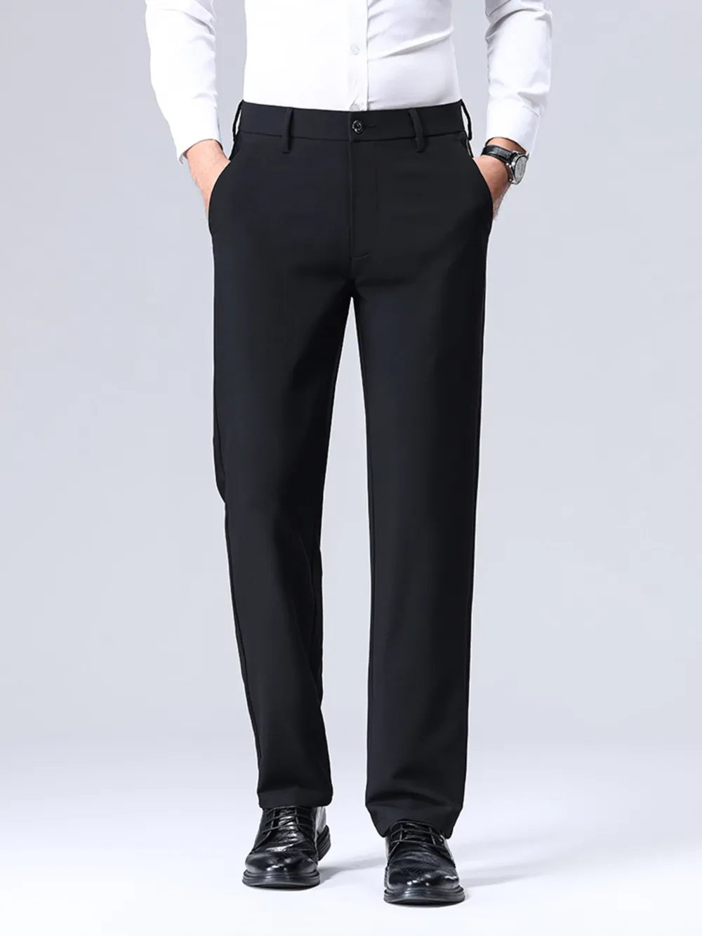 Men's Relaxed Fit Pants with Pockets