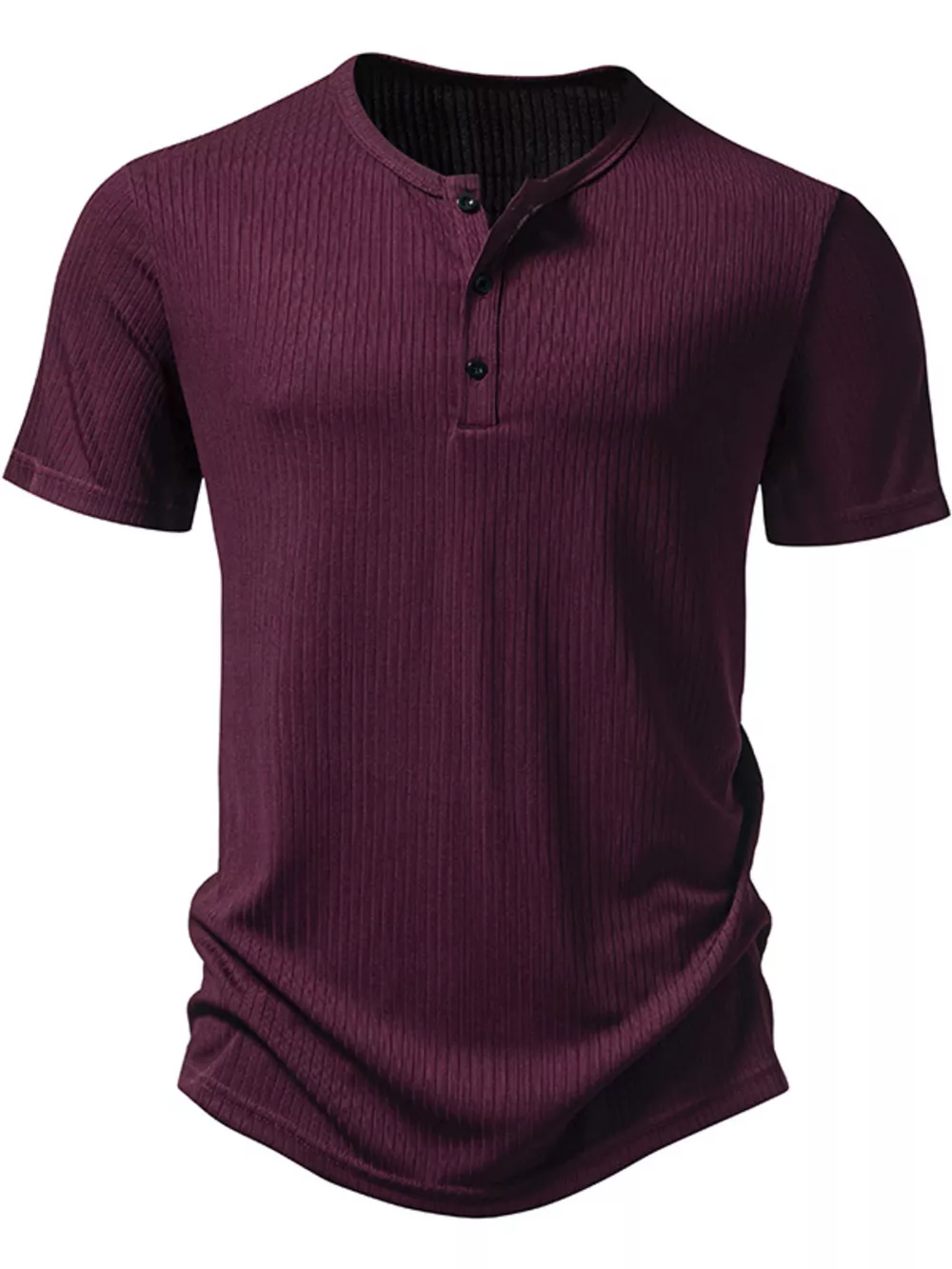 Men's Button Detail Short Sleeve T-Shirt, image 5