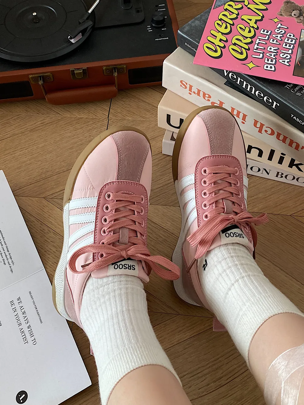 Striped Lace Up Sneakers, image 7