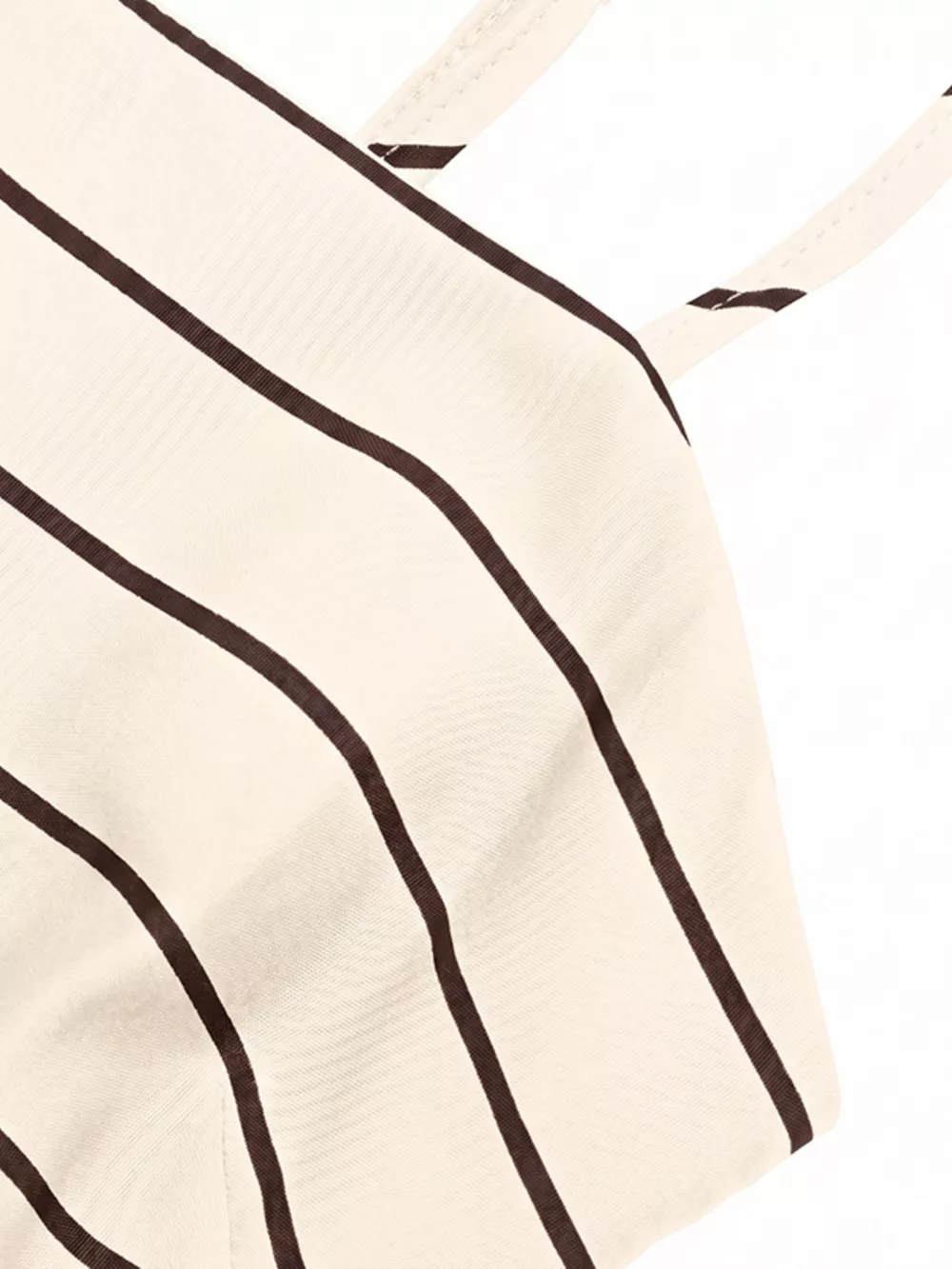 Striped Print Spaghetti Strap Maxi Dress, image 6